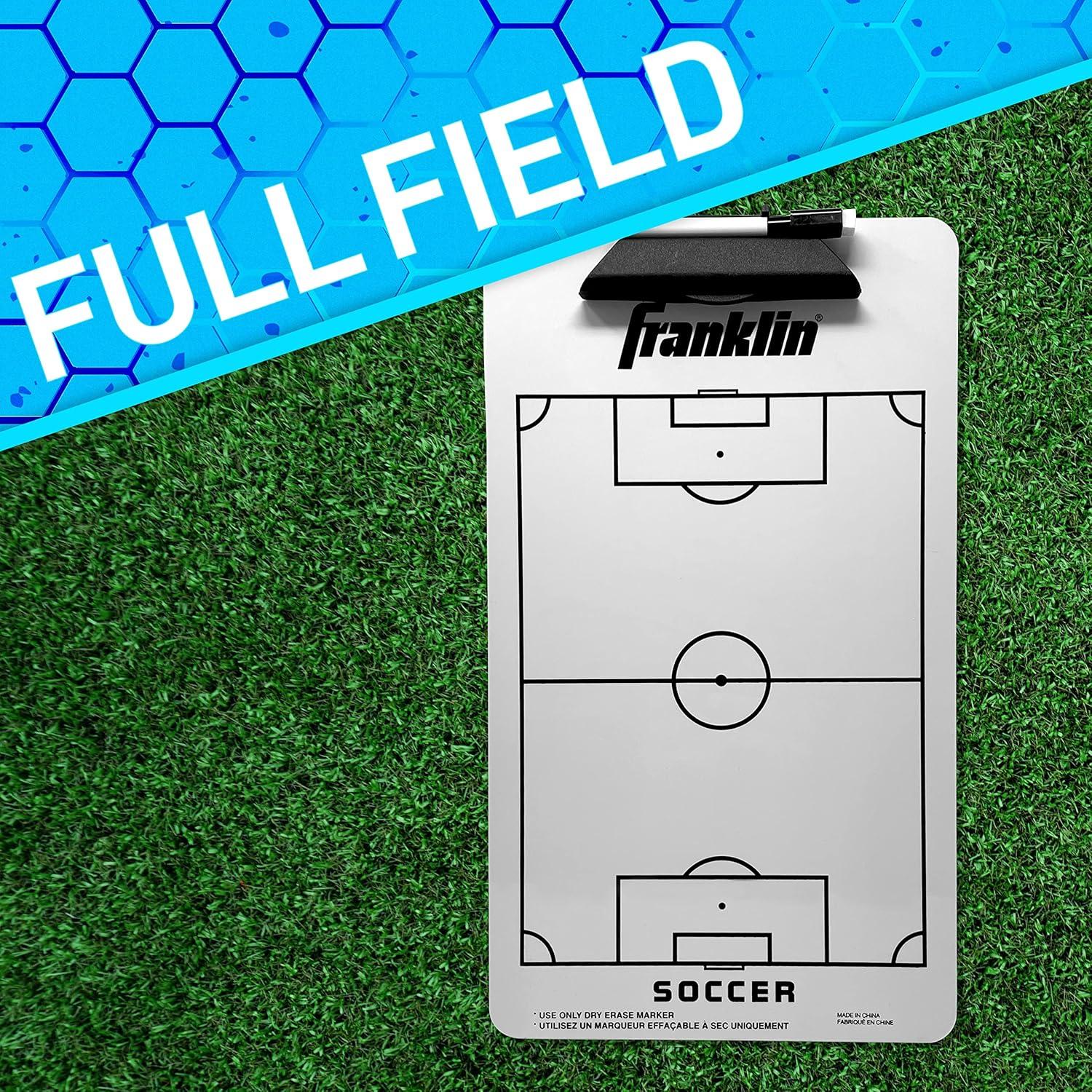 Clipboard de Fútbol Franklin Sports - Pizarra Blanca 28.4x19cm