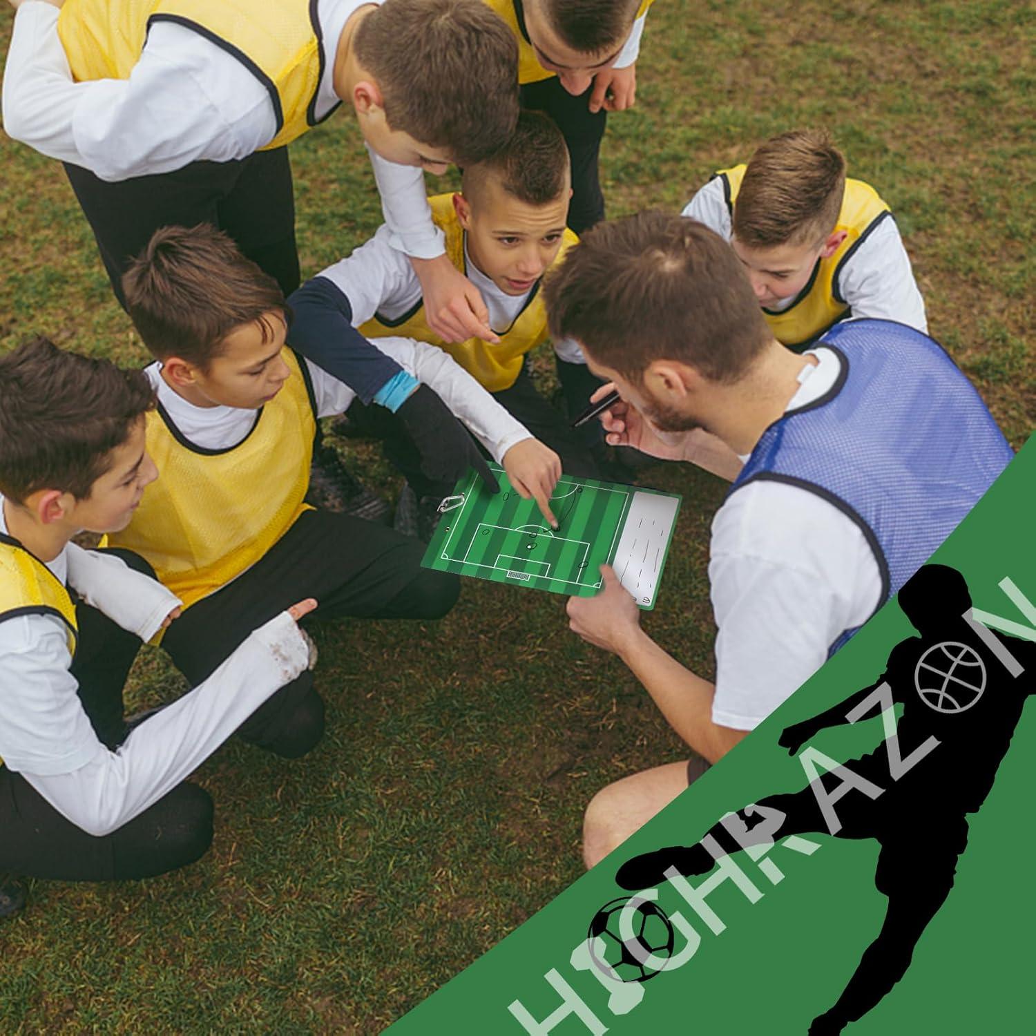 Pizarra de Fútbol para Entrenadores HIGHRAZON Doble Cara 35.5x22.9cm