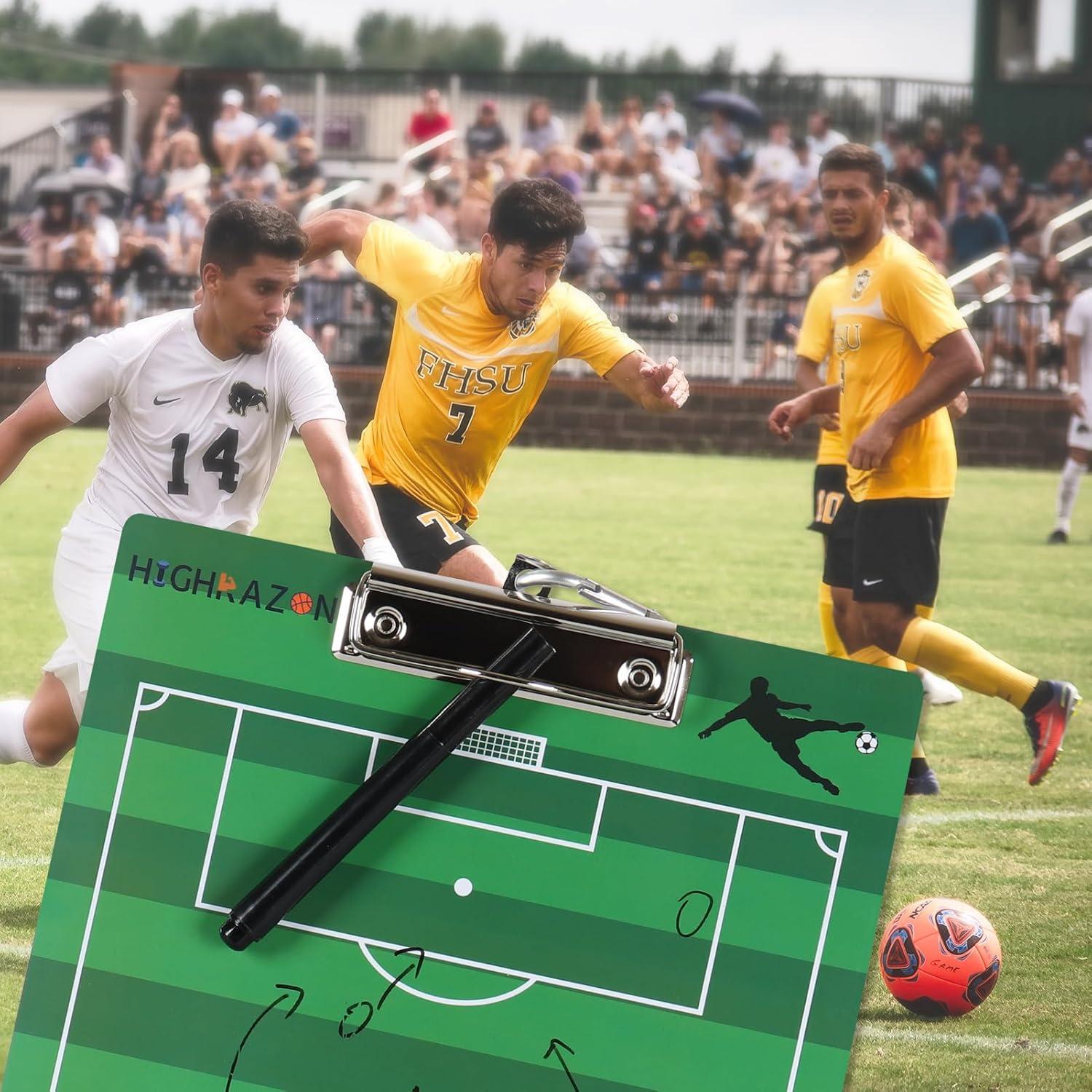 Pizarra de Fútbol para Entrenadores HIGHRAZON Doble Cara 35.5x22.9cm