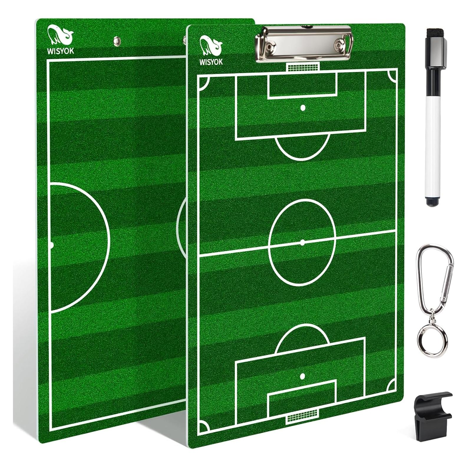 Pizarra de Entrenamiento de Fútbol WISYOK Doble Cara 33x23cm