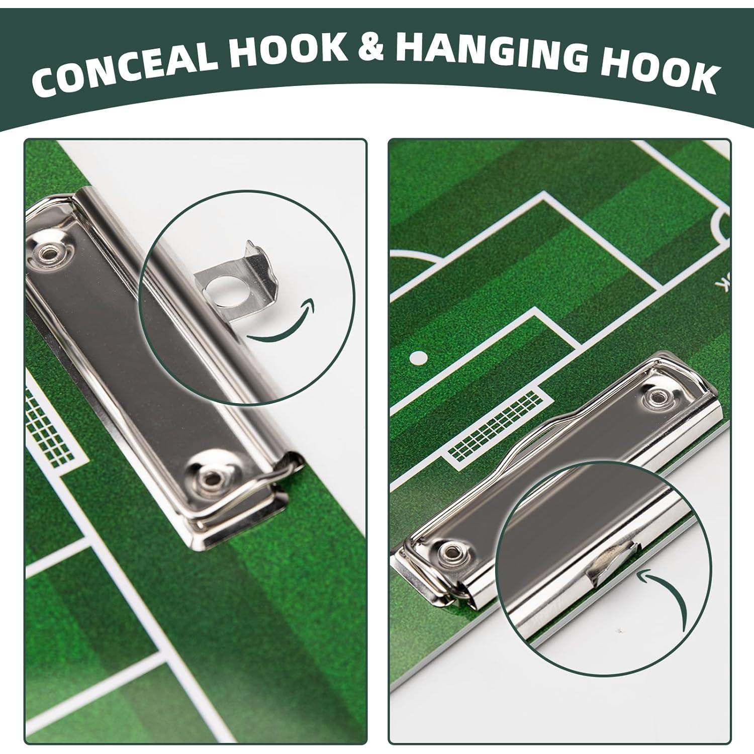 Pizarra de Entrenamiento de Fútbol WISYOK Doble Cara 33x23cm