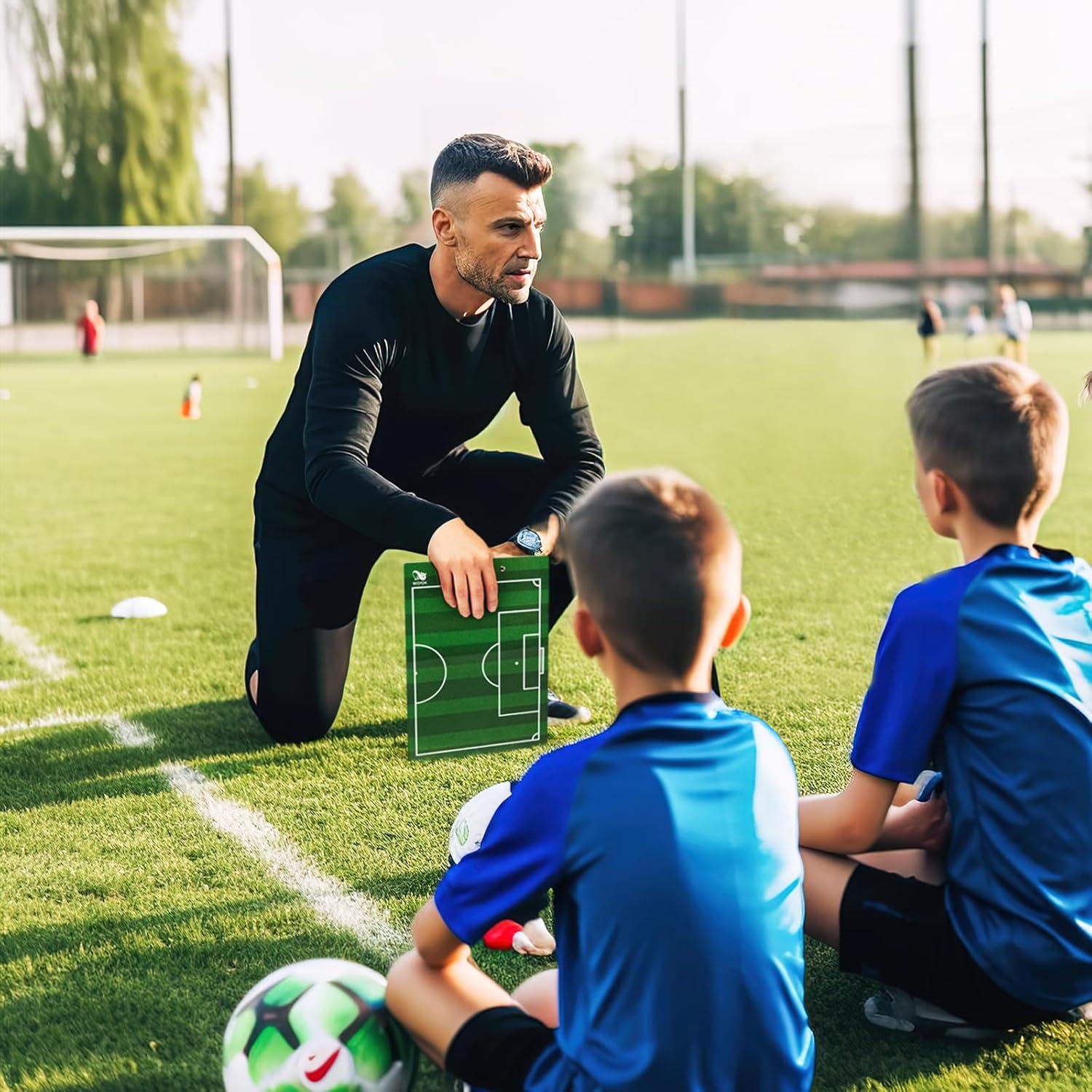 Pizarra de Entrenamiento de Fútbol WISYOK Doble Cara 33x23cm