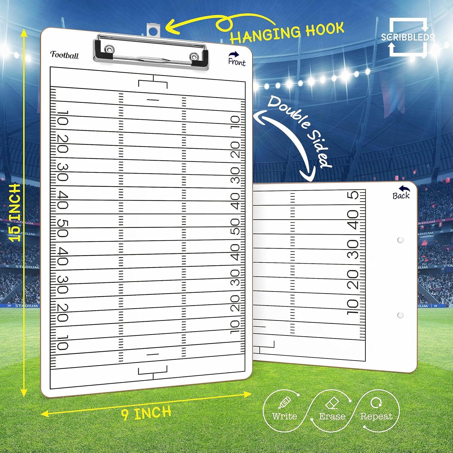 Tablero de Borrado en Seco Scribbledo para Entrenadores 35.5x25.4cm