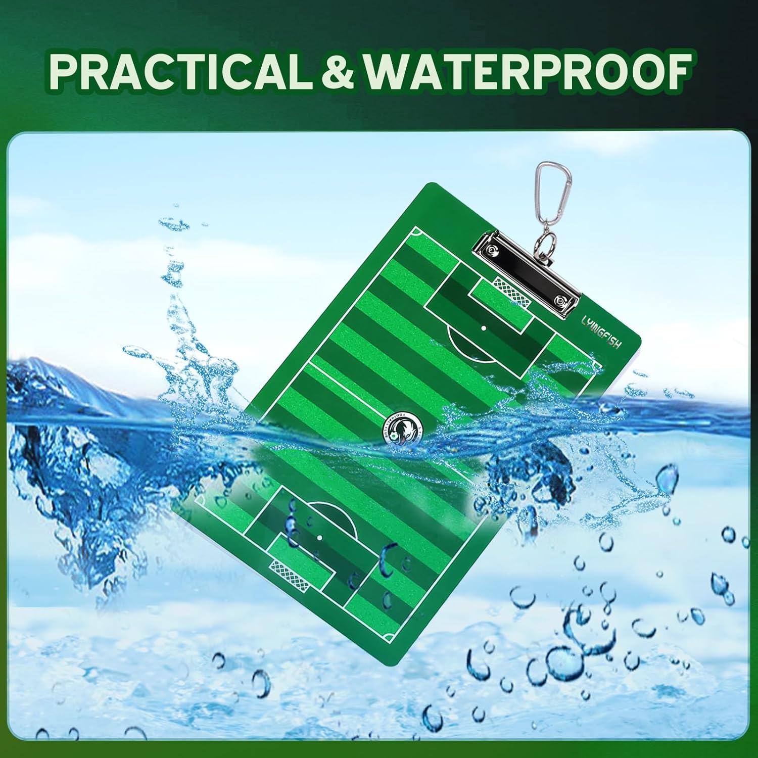 Pizarra de Entrenadores de Fútbol LYINGFISH 22.86x35.05cm