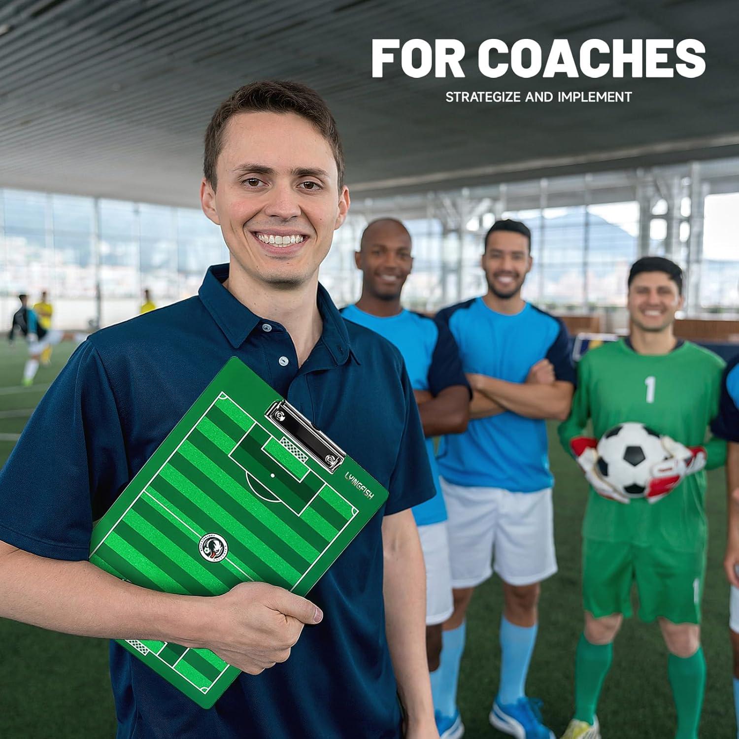 Pizarra de Entrenadores de Fútbol LYINGFISH 22.86x35.05cm