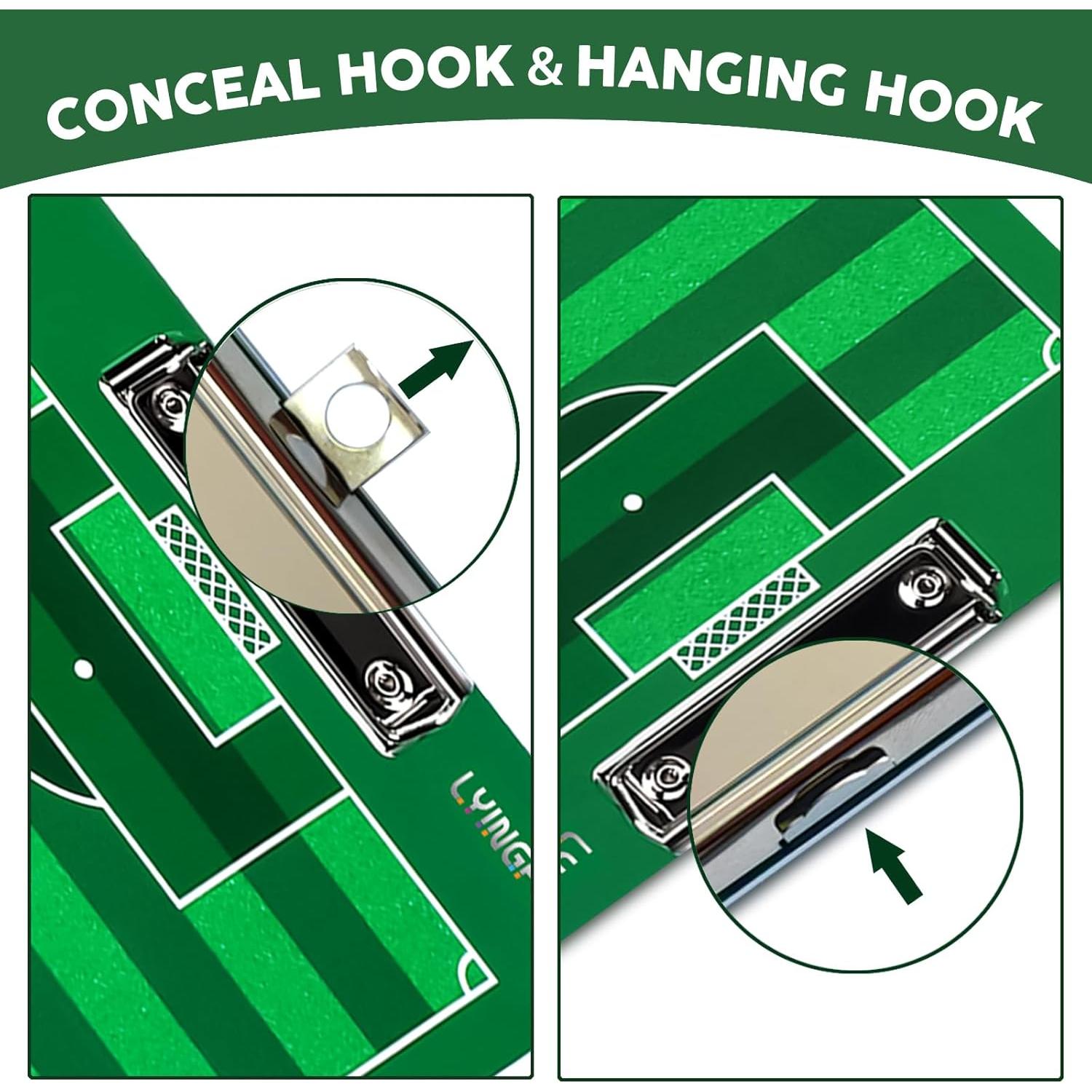 Pizarra de Entrenadores de Fútbol LYINGFISH 22.86x35.05cm