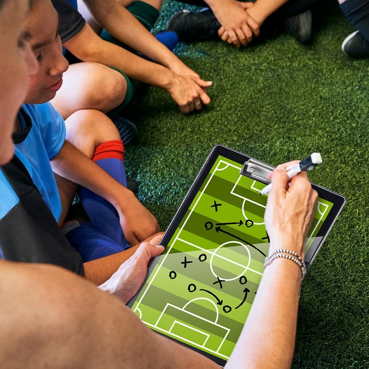 Portapapeles Borrado en Seco Sunnyclip A4 Negro 2 Compartimentos