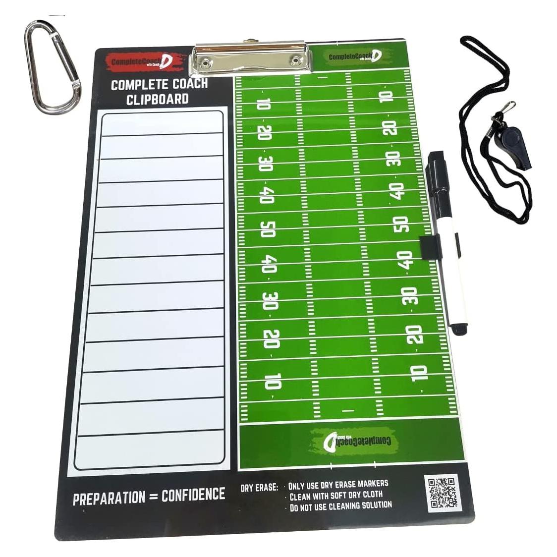 Pizarra Borrado Seco Entrenador Fútbol Americano 35.6x25.4cm