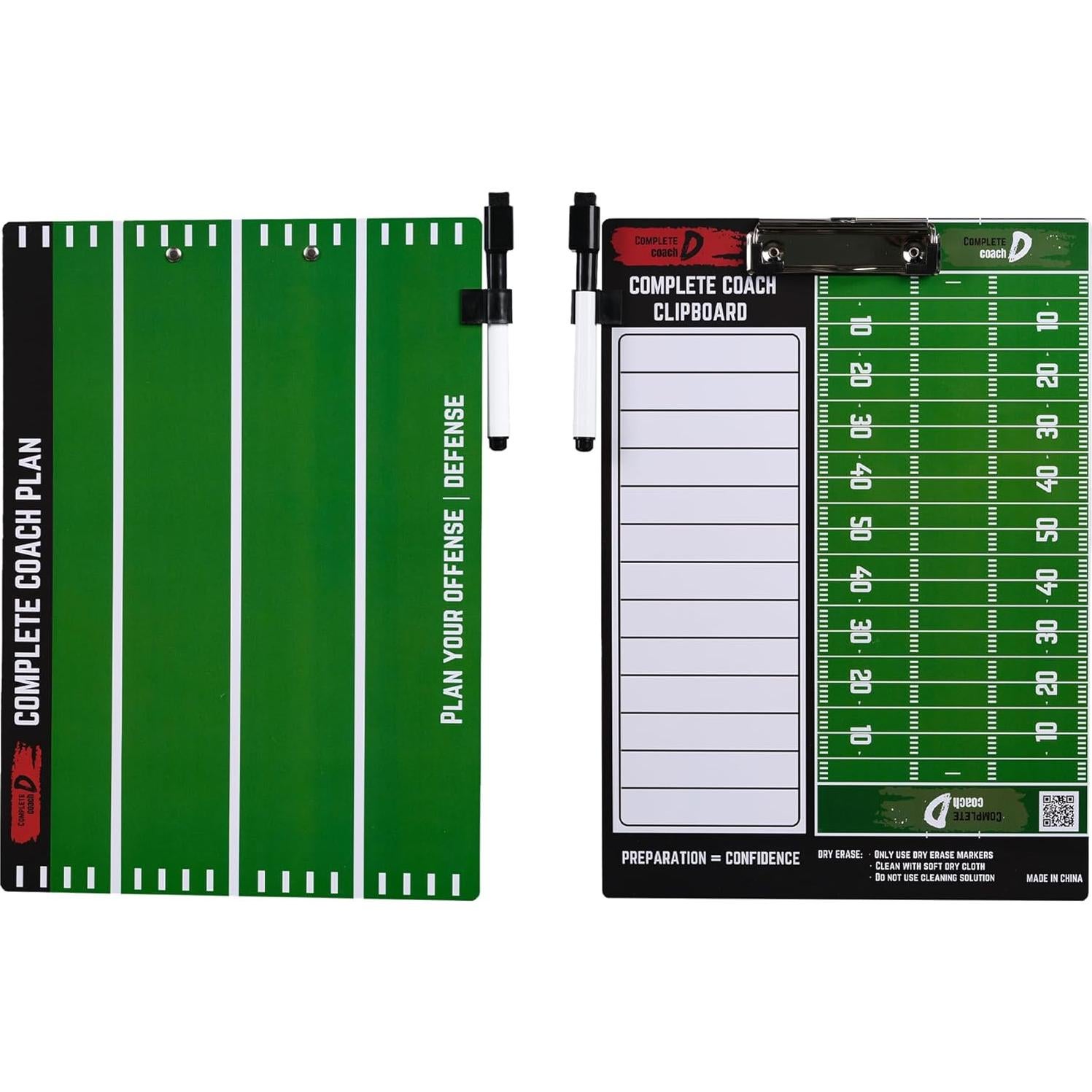 Pizarra Borrado Seco Entrenador Fútbol Americano 35.6x25.4cm