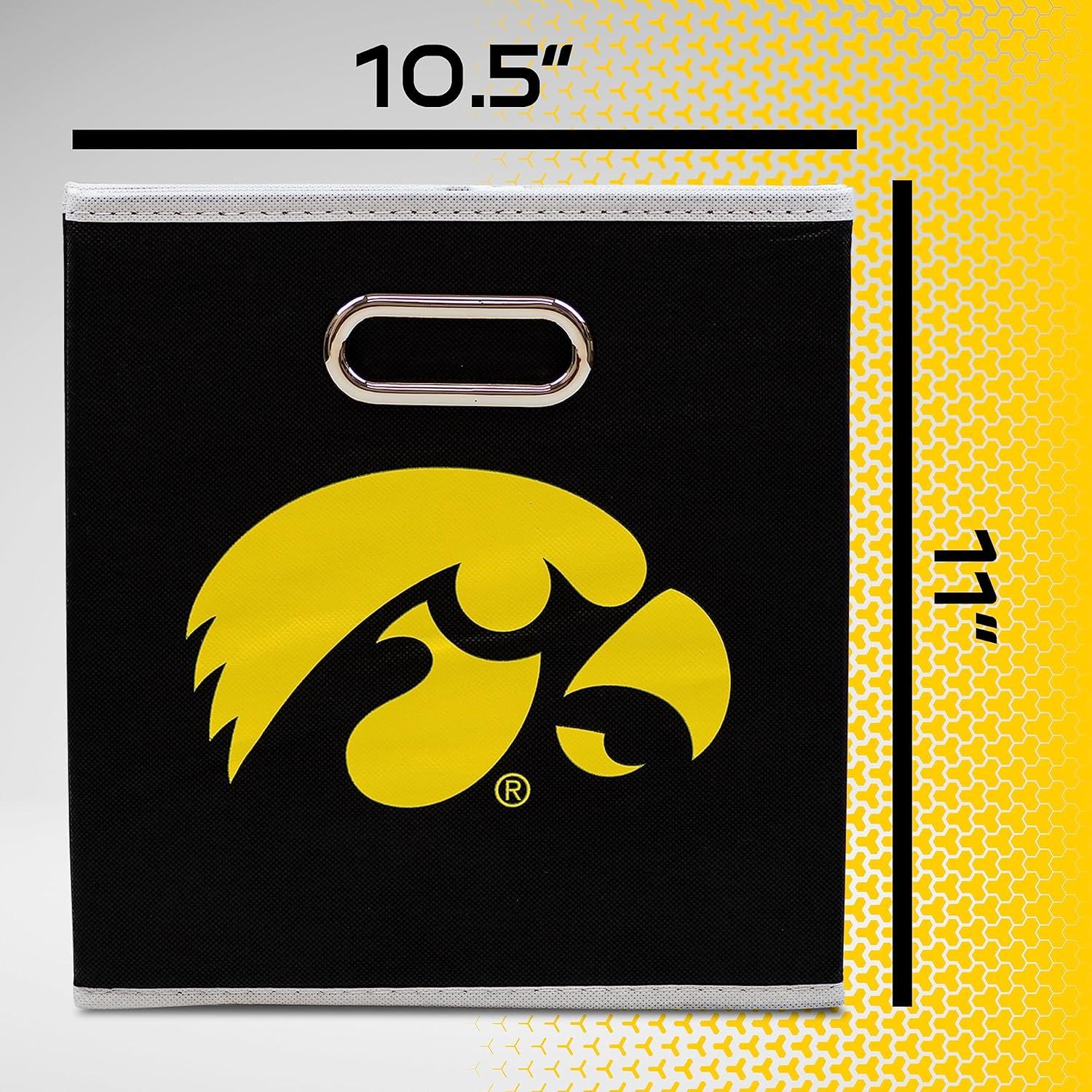 Cubo de Almacenamiento NCAA Iowa Hawkeyes Franklin Sports