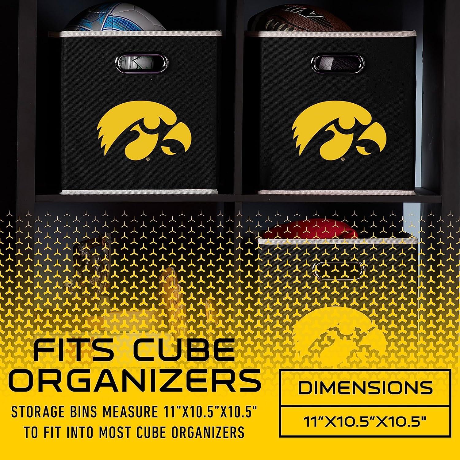 Cubo de Almacenamiento NCAA Iowa Hawkeyes Franklin Sports