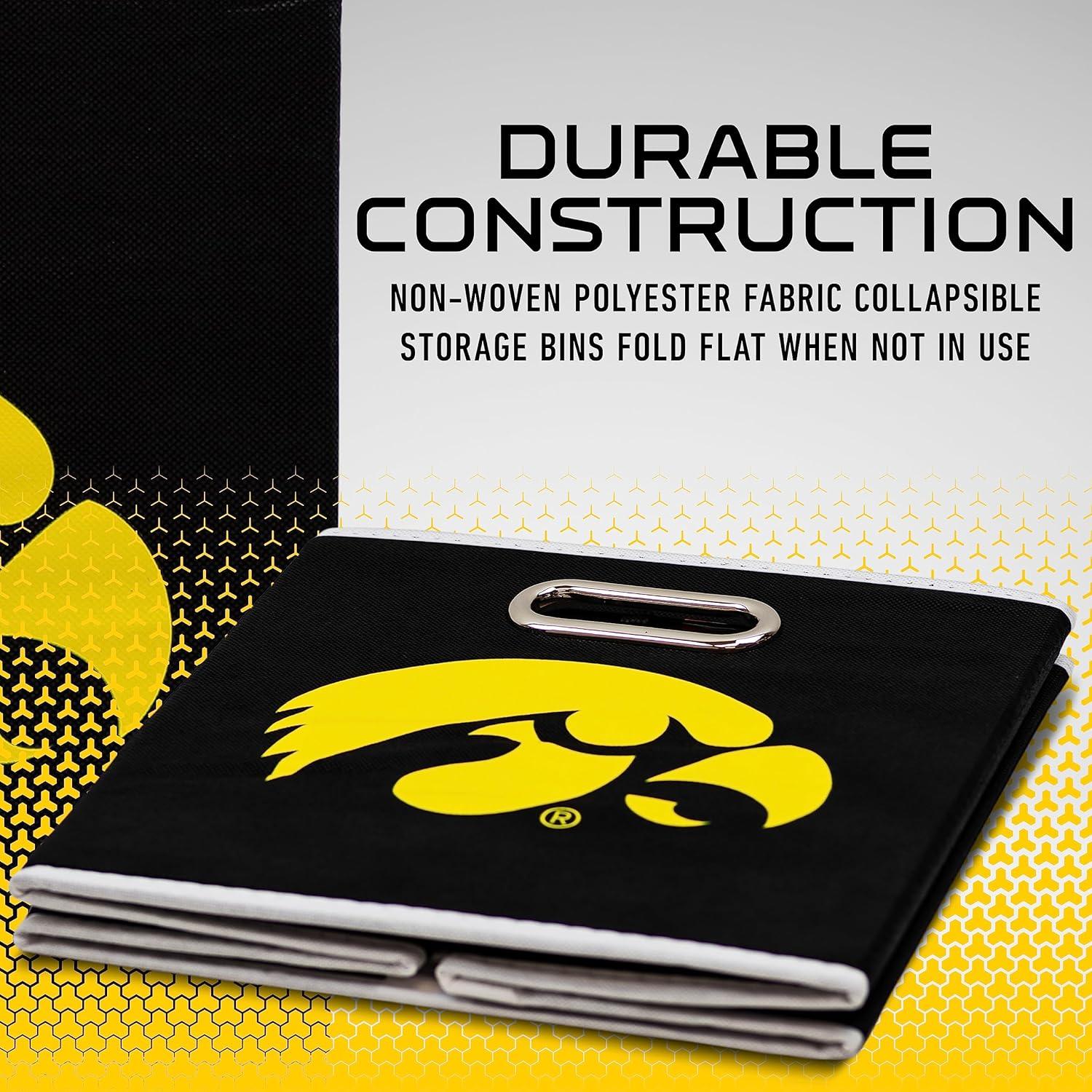 Cubo de Almacenamiento NCAA Iowa Hawkeyes Franklin Sports