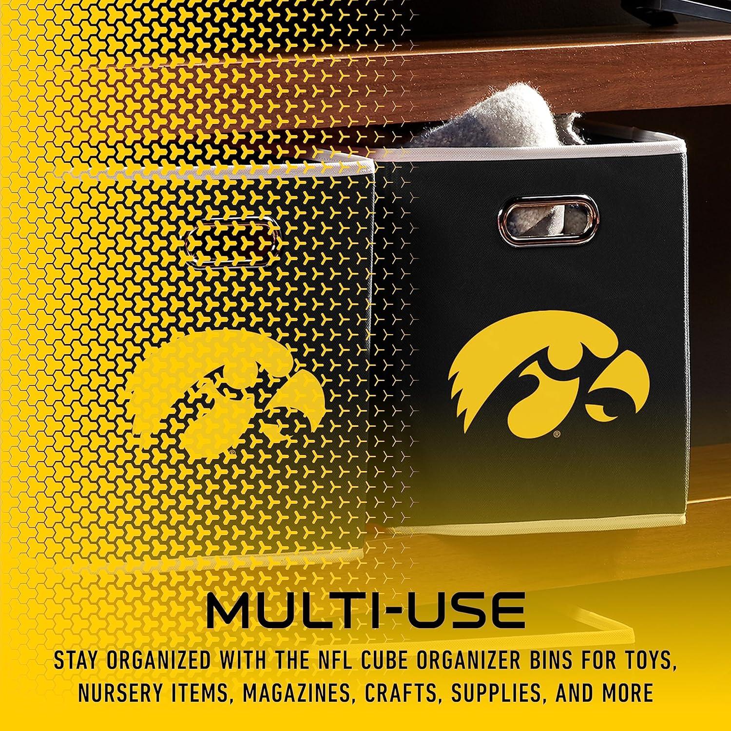 Cubo de Almacenamiento NCAA Iowa Hawkeyes Franklin Sports