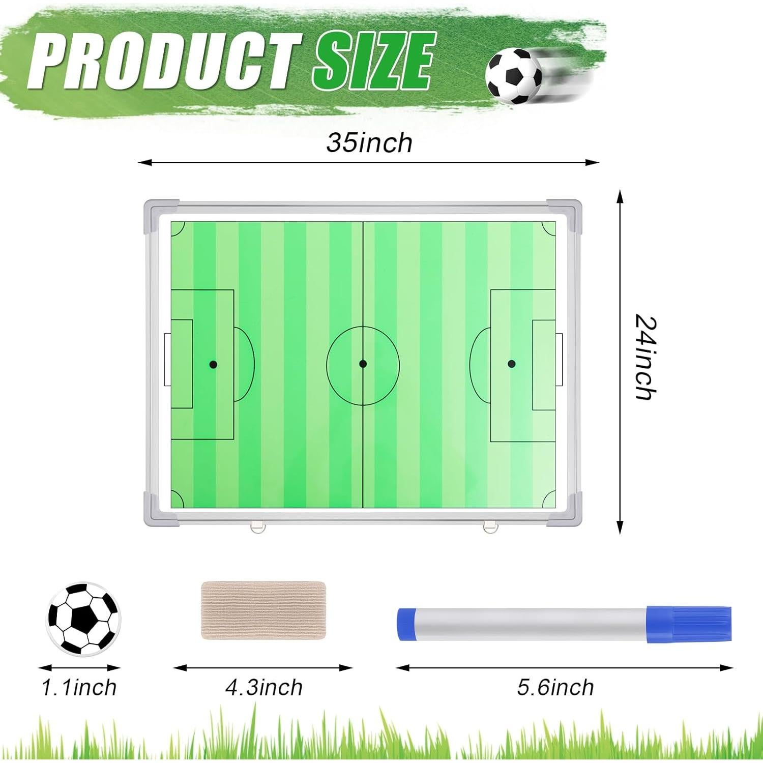 Tablero de Entrenamiento de Fútbol Magnético Dunzoom 61x46cm