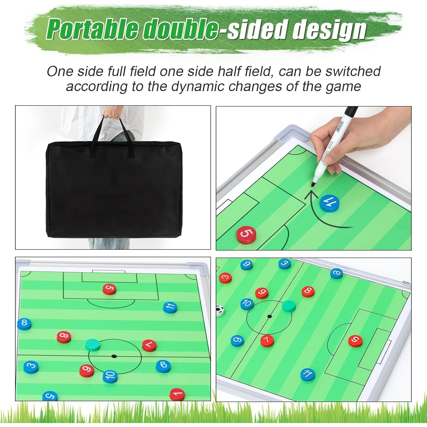 Tablero de Entrenamiento de Fútbol Magnético Dunzoom 61x46cm