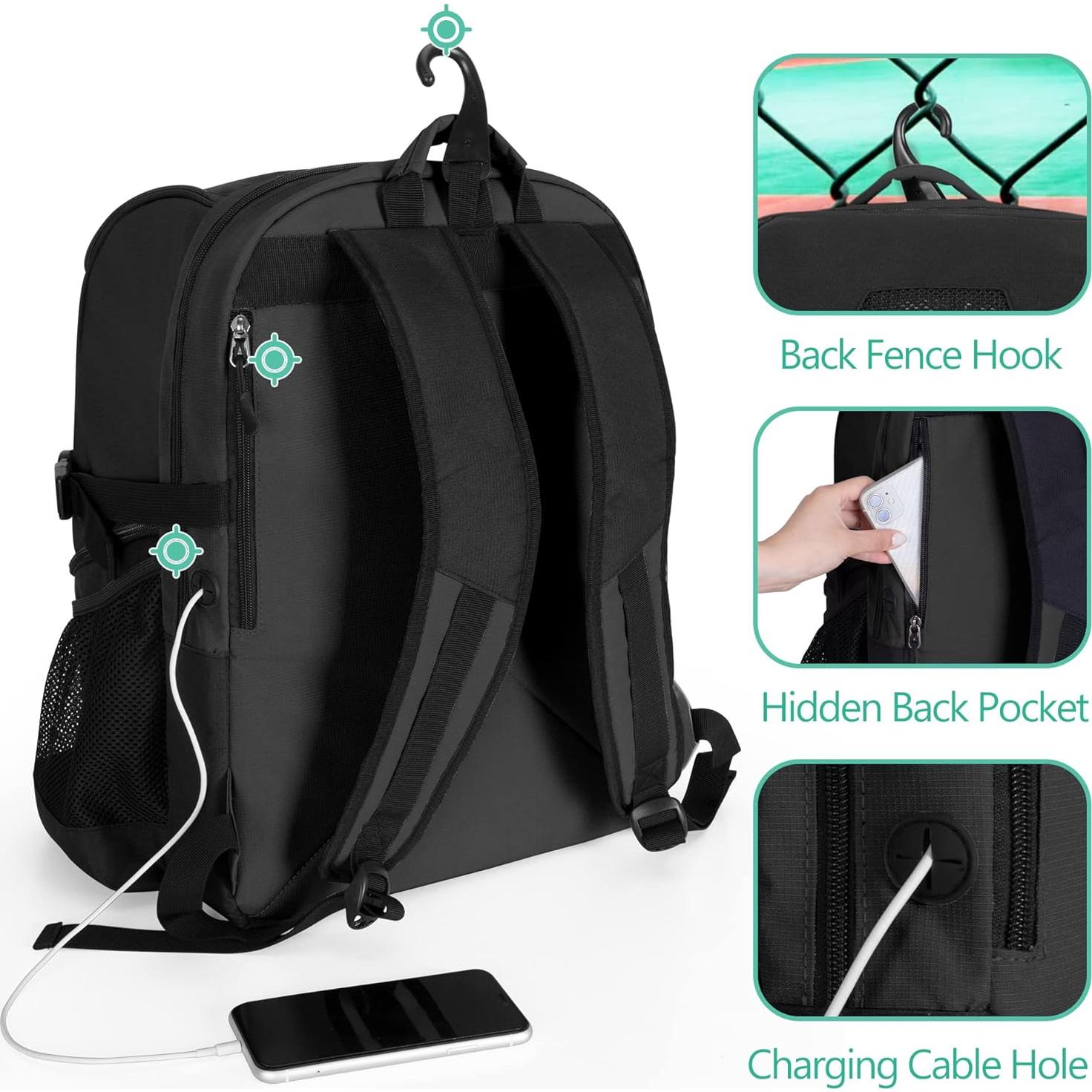 Bolsa de Baloncesto GOBUROS con Compartimento para Zapatos