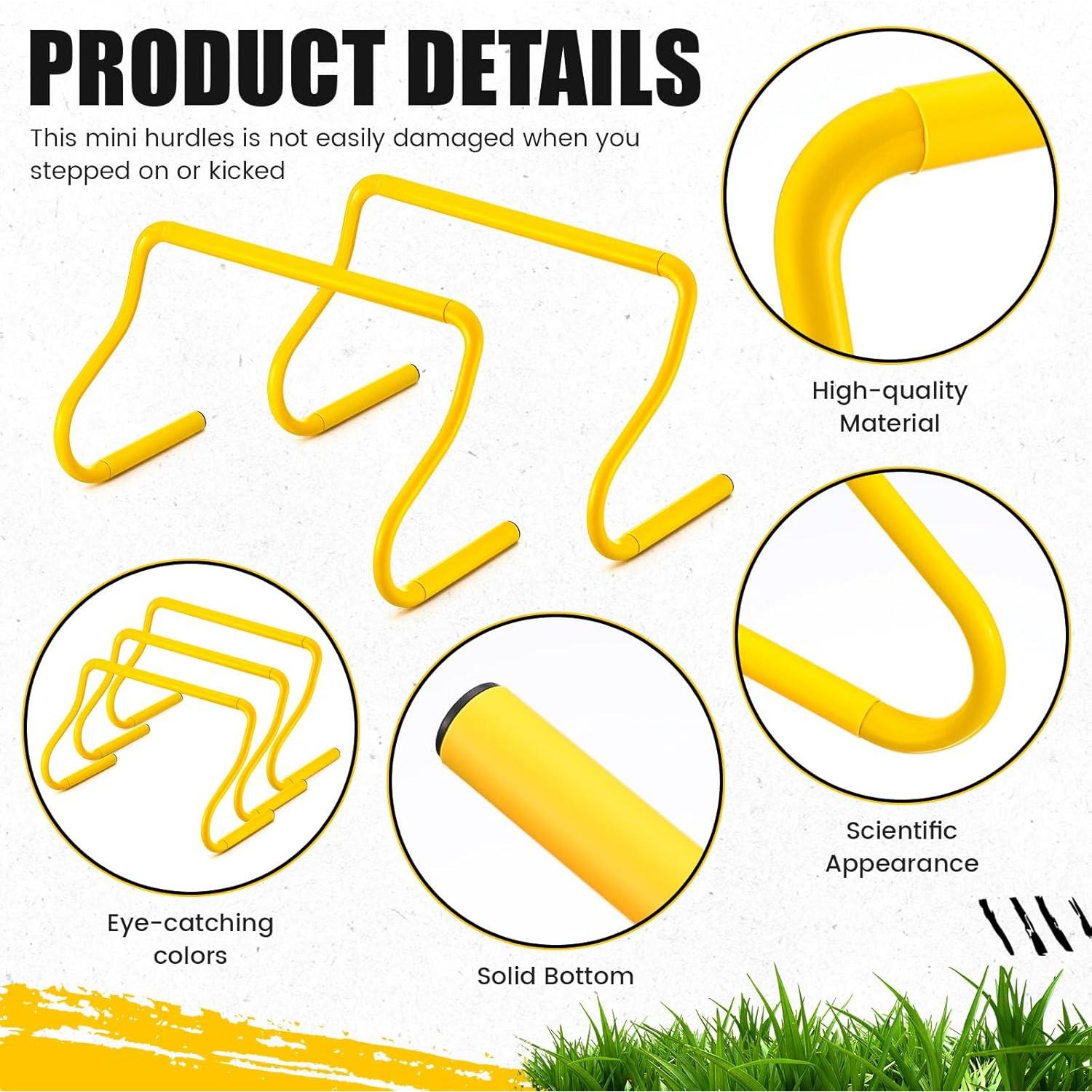 16 Vallas de Agilidad Desmontables Seenelling QAR2975 48x24 cm