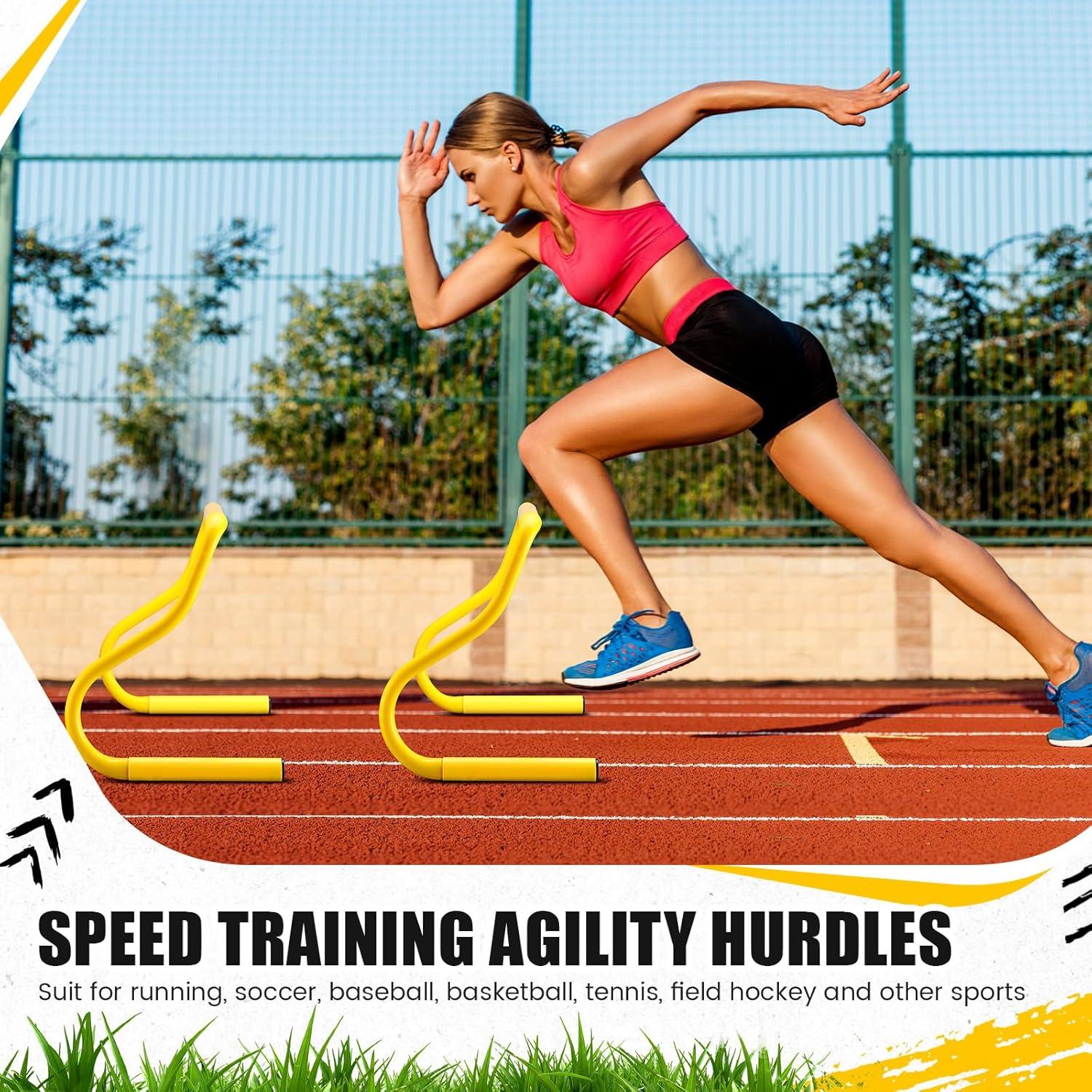 16 Vallas de Agilidad Desmontables Seenelling QAR2975 48x24 cm