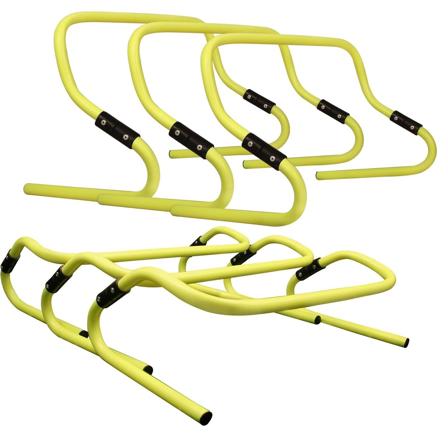 Vallas de Agilidad Doble Altura GSi - Paquete de 6 Ajustables