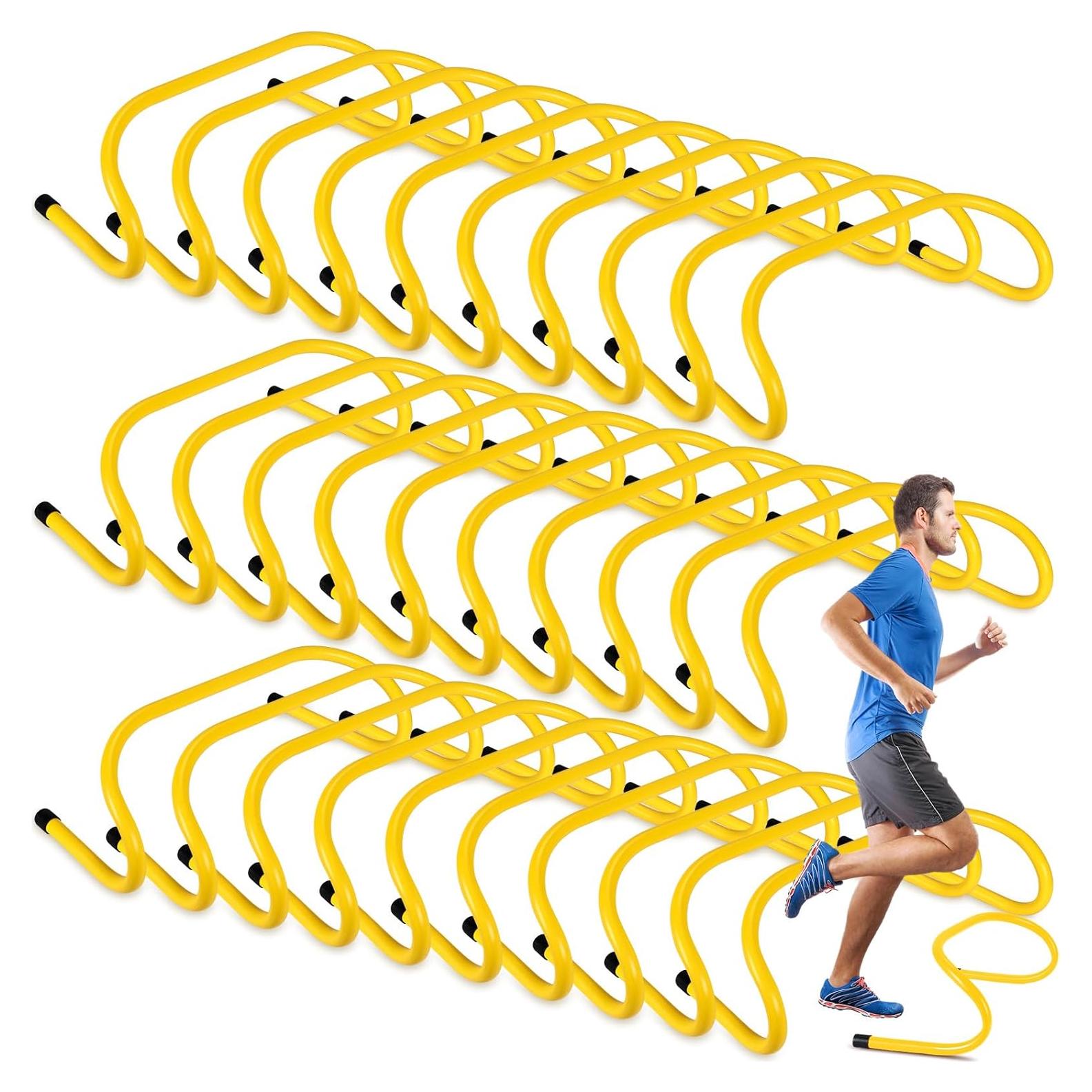 Obstáculos de Agilidad Wettarn 30 Pcs 15.24 cm Amarillo