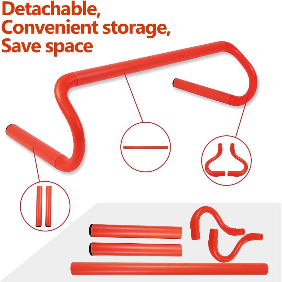 Paquete de 4 Vallas de Agilidad YEXEXINM Speed 001 15.24 cm