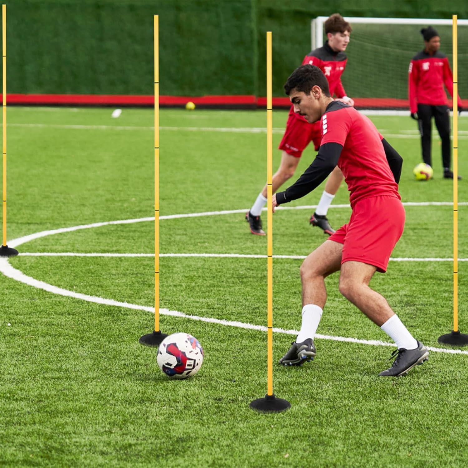 Postes de Agilidad Neoaider 1.83 m Paquete de 6 para Entrenamiento