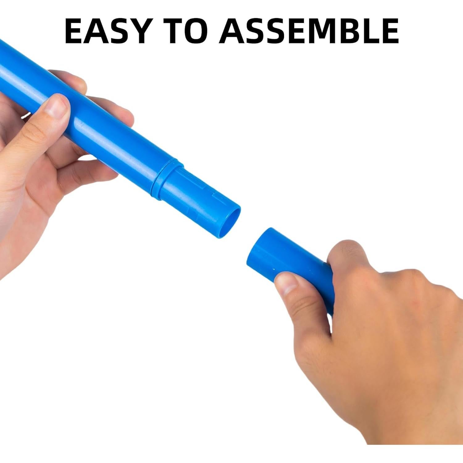 6 Postes de Agilidad para Fútbol Nbguigdstr 1.52m Azul