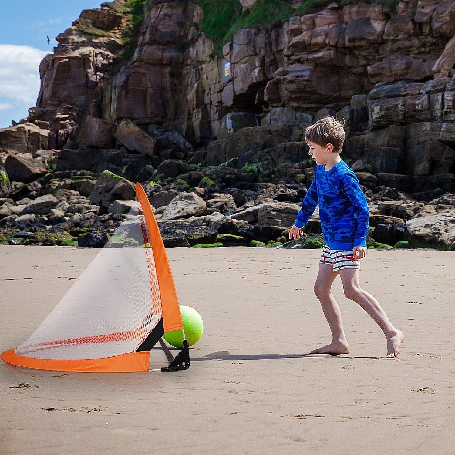 Portería de Fútbol Plegable WIn SPORTS 1.22 m con Conos