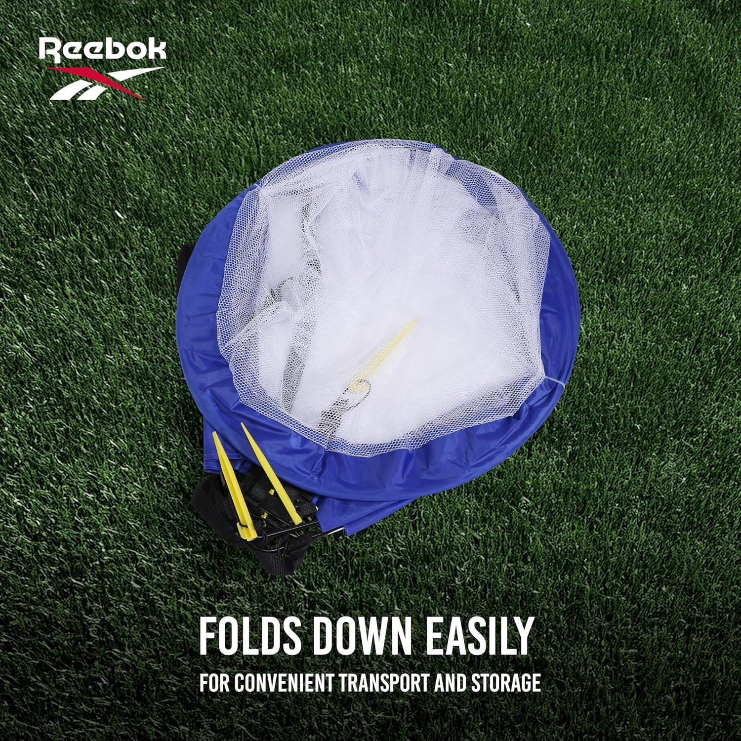 Portería de Fútbol Reebok RVSGL064 Azul Plegable 203x508x635 cm