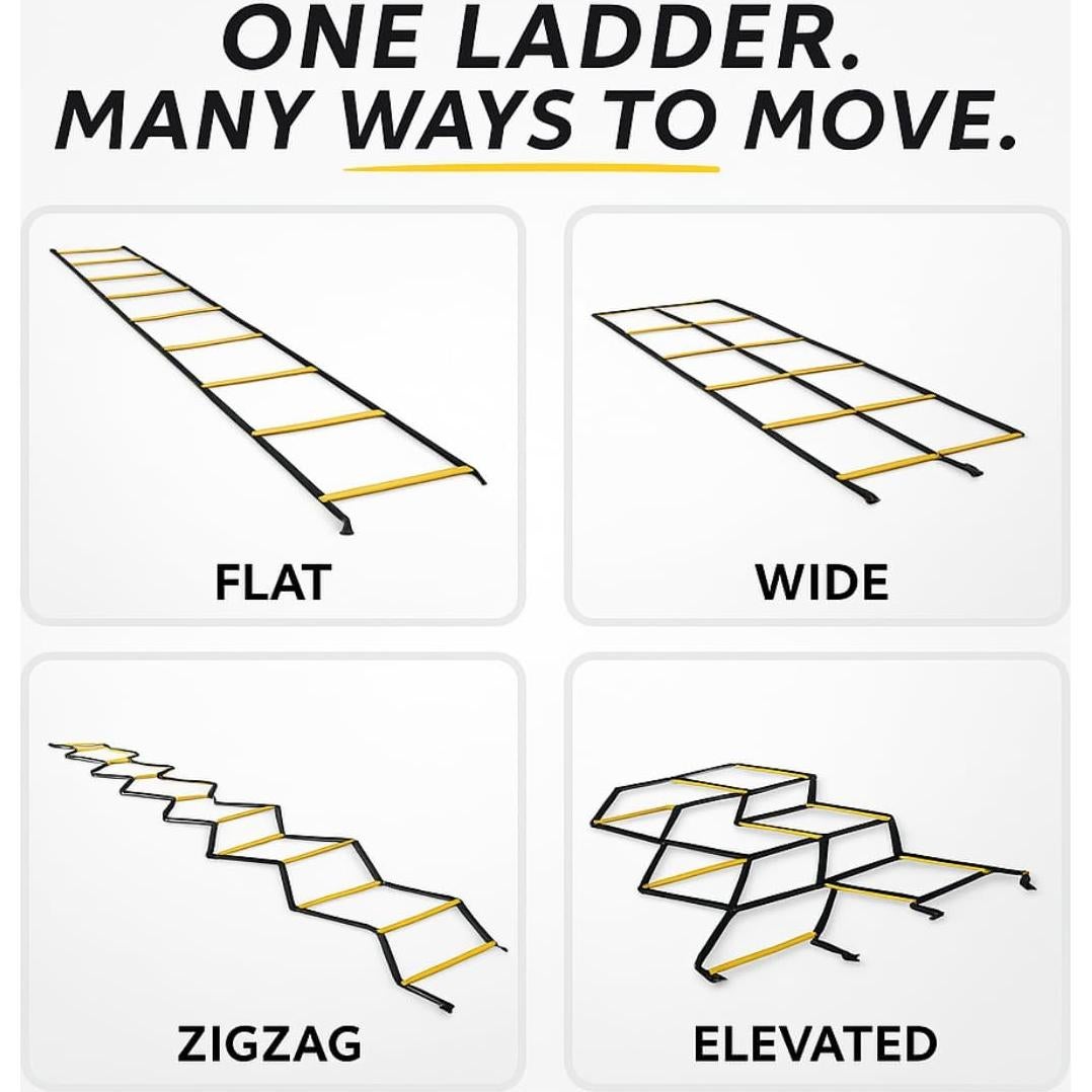 Escalera de Agilidad SOFTSOUL Agilith-Pro 6m 12 Peldaños