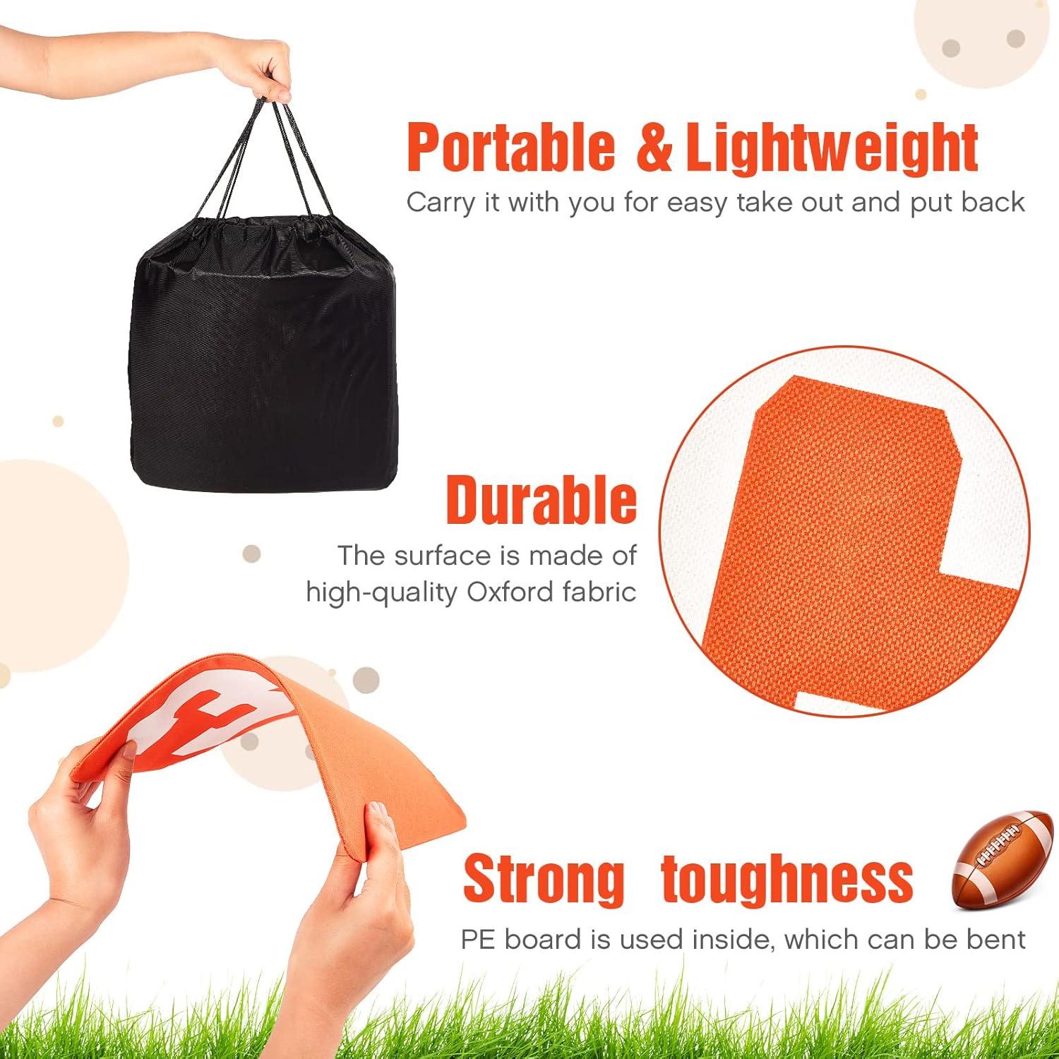 Juego de 11 Marcadores de Fútbol Jecery Alta Visibilidad 30.48cm