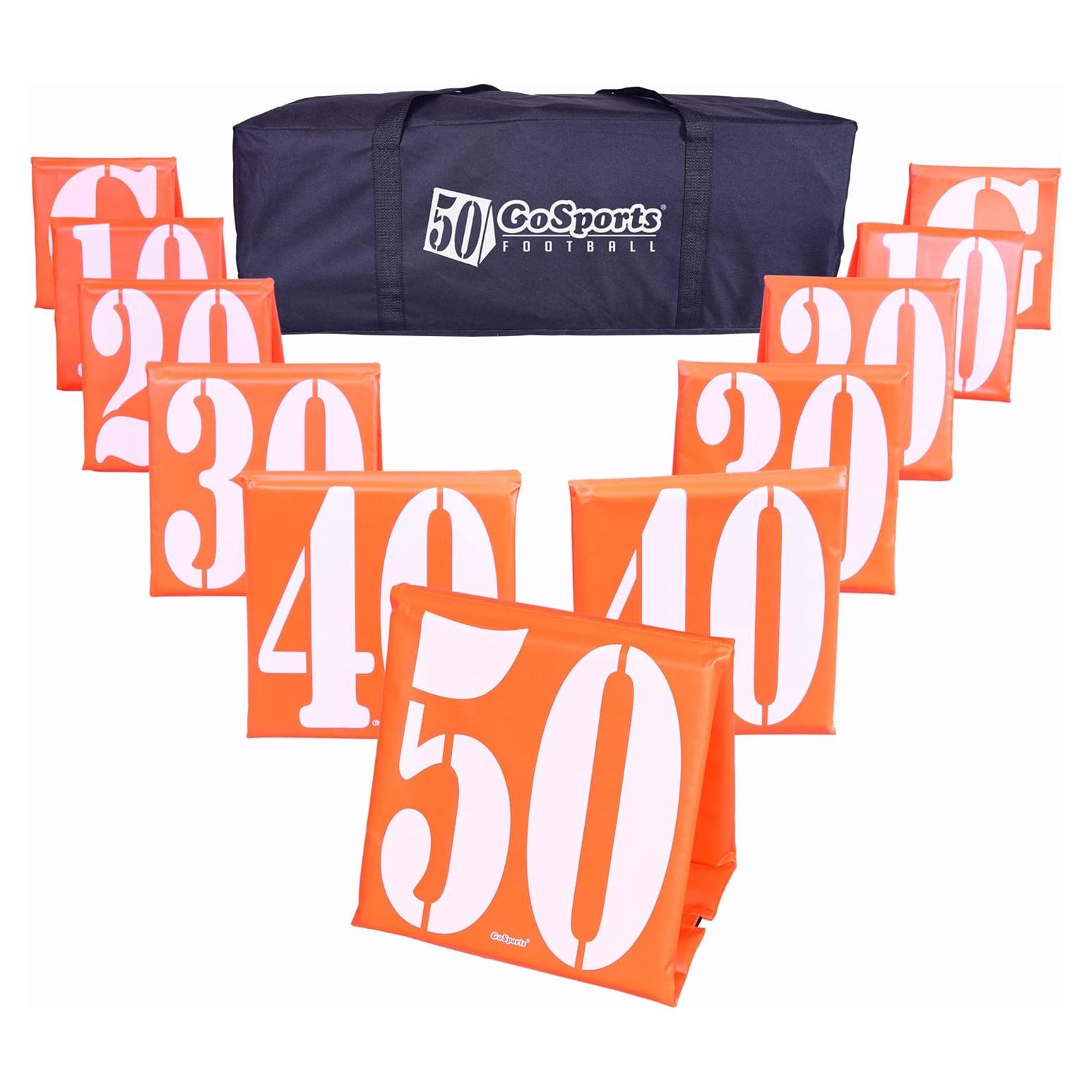 Marcadores de Yarda de Fútbol GoSports - Set de 11 Pesados