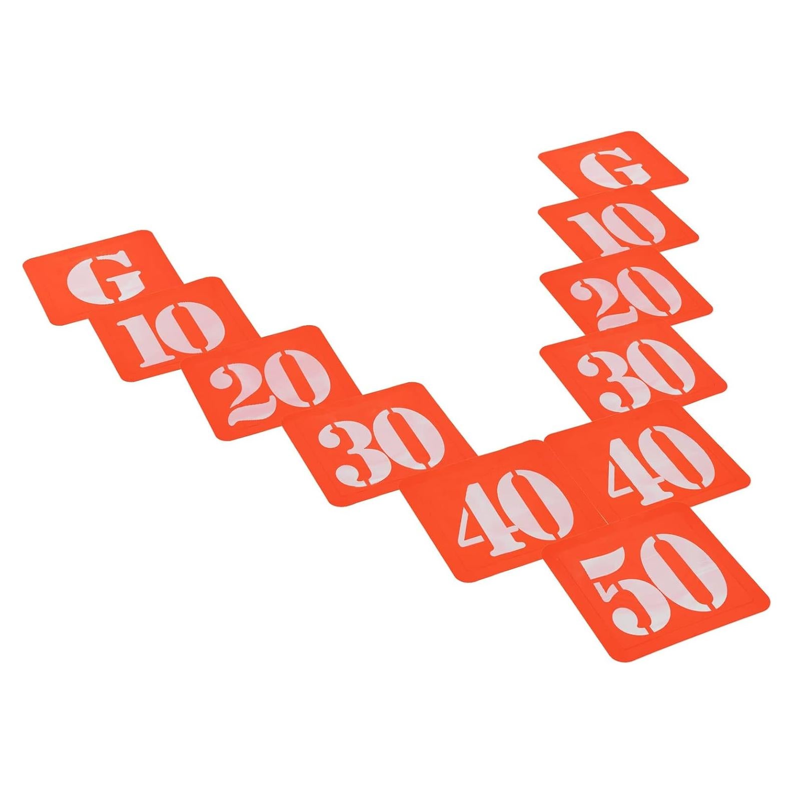 Marcadores de Yarda de Fútbol Portátiles Eco Walker - 11 Piezas