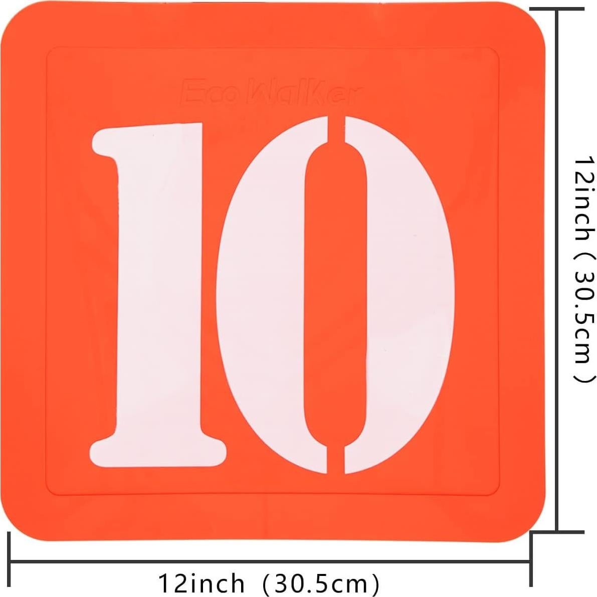 Marcadores de Yarda de Fútbol Portátiles Eco Walker - 11 Piezas