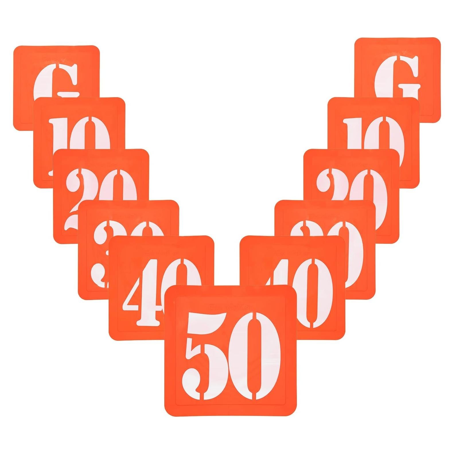 Marcadores de Yarda de Fútbol Eco Walker - Juego de 11 Piezas