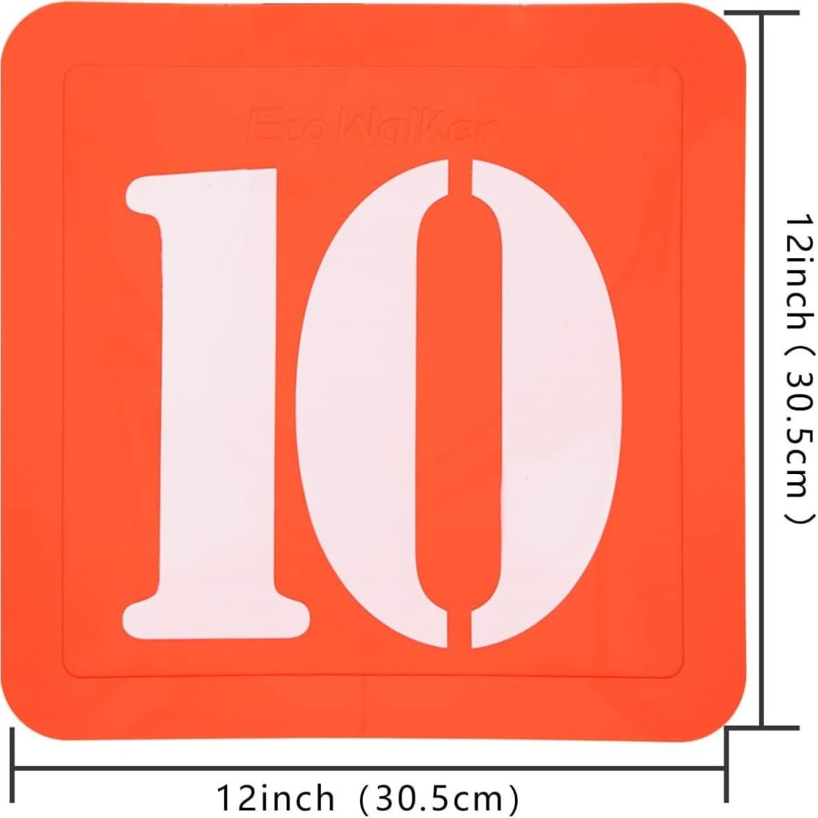 Marcadores de Yarda de Fútbol Eco Walker - Juego de 11 Piezas