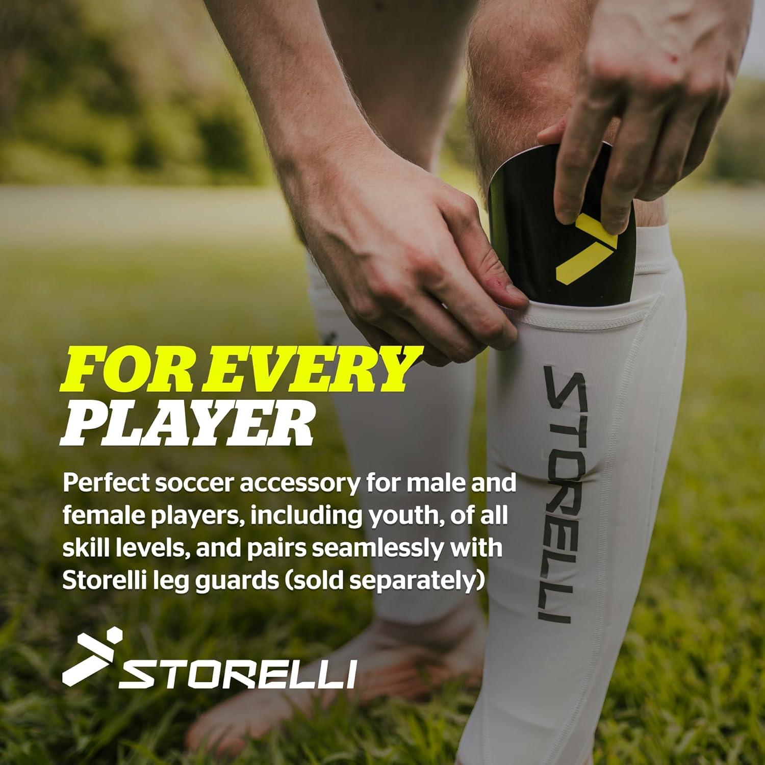 Protectores de Espinillas Storelli Unisex Negros 29.9x10.8 cm