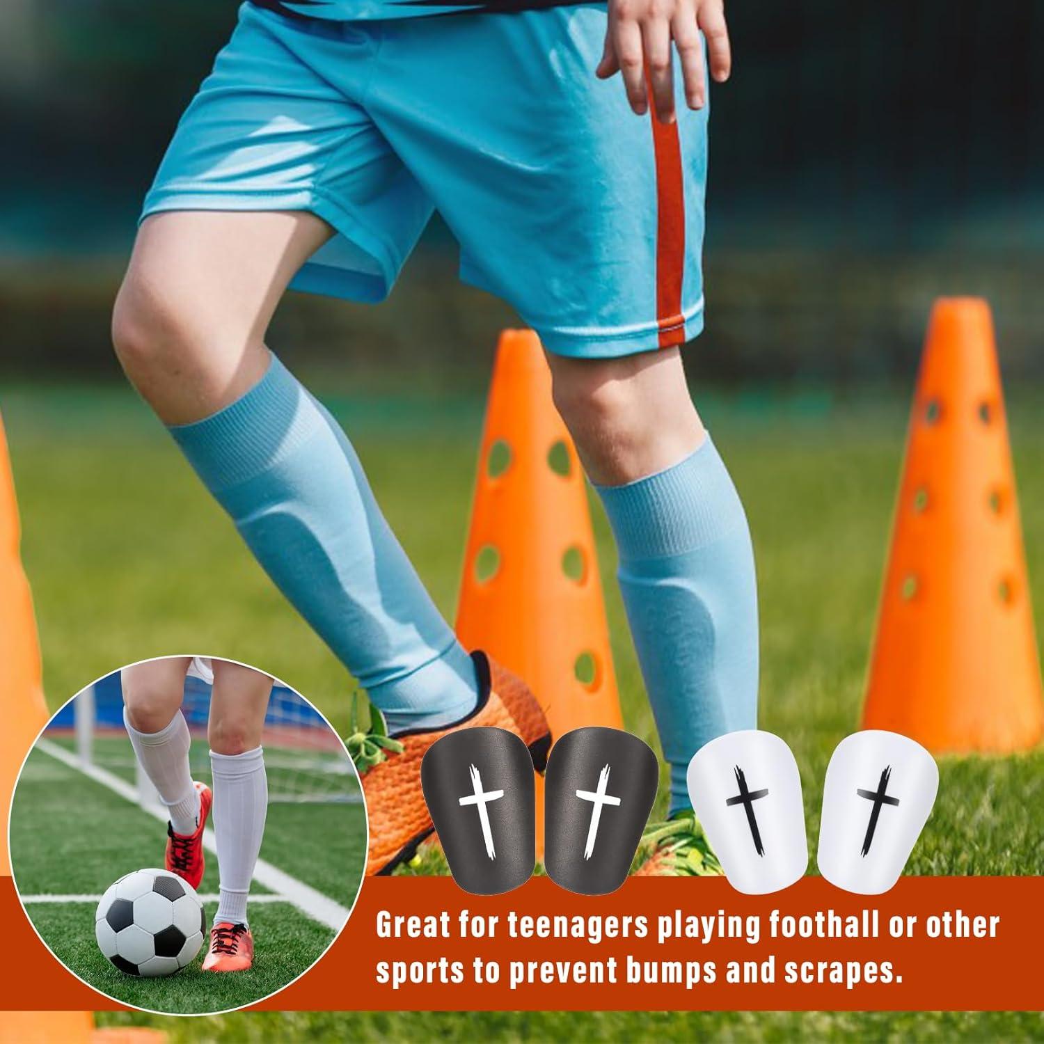 2 Pares Protectores de Espinillas Hpmjz Mini 7.6x5.1cm Fútbol