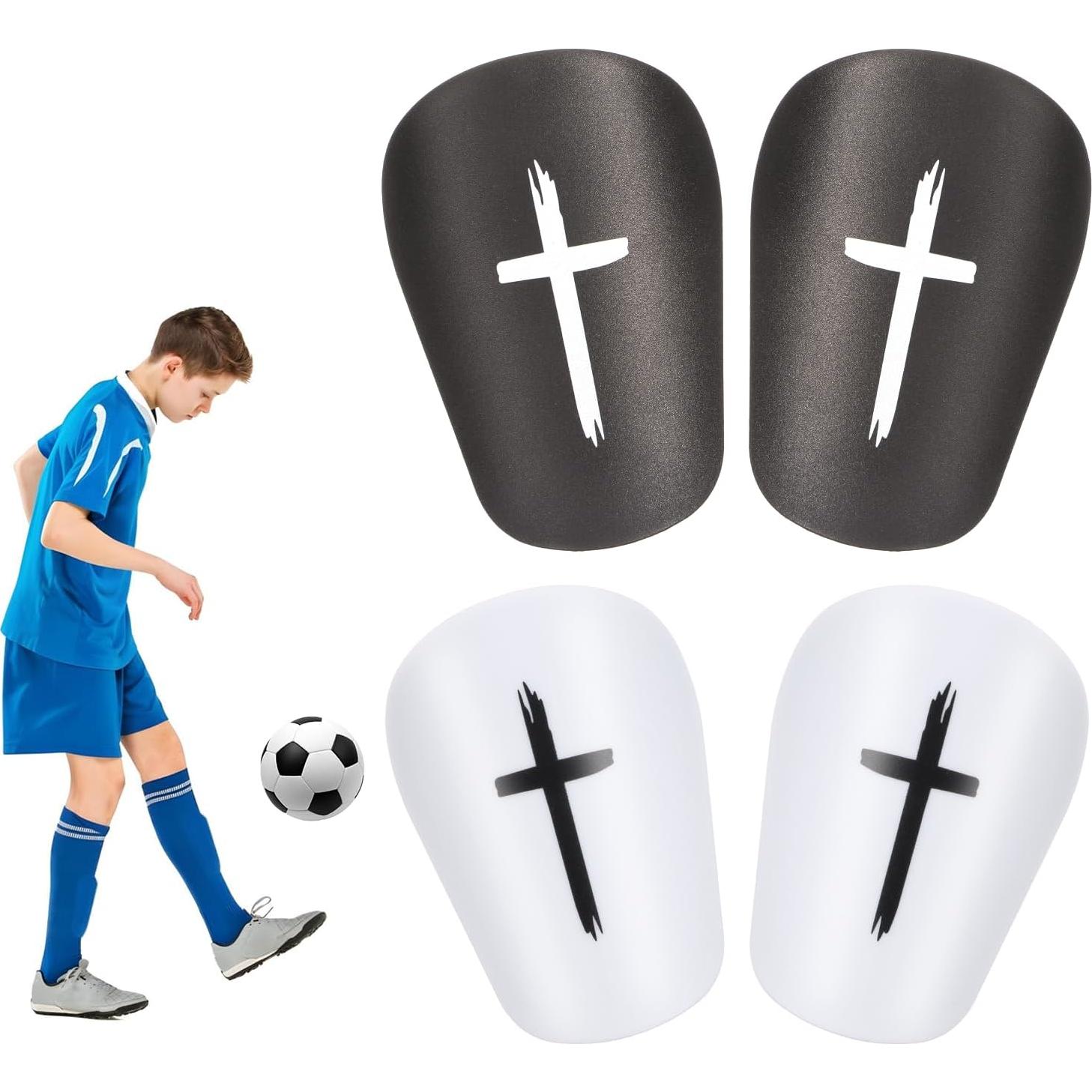 2 Pares Protectores de Espinillas Hpmjz Mini 7.6x5.1cm Fútbol