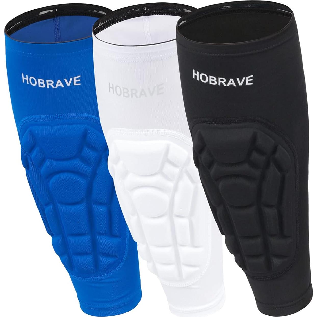 Espinilleras HOBRAVE X-Large con Almohadilla para Fútbol