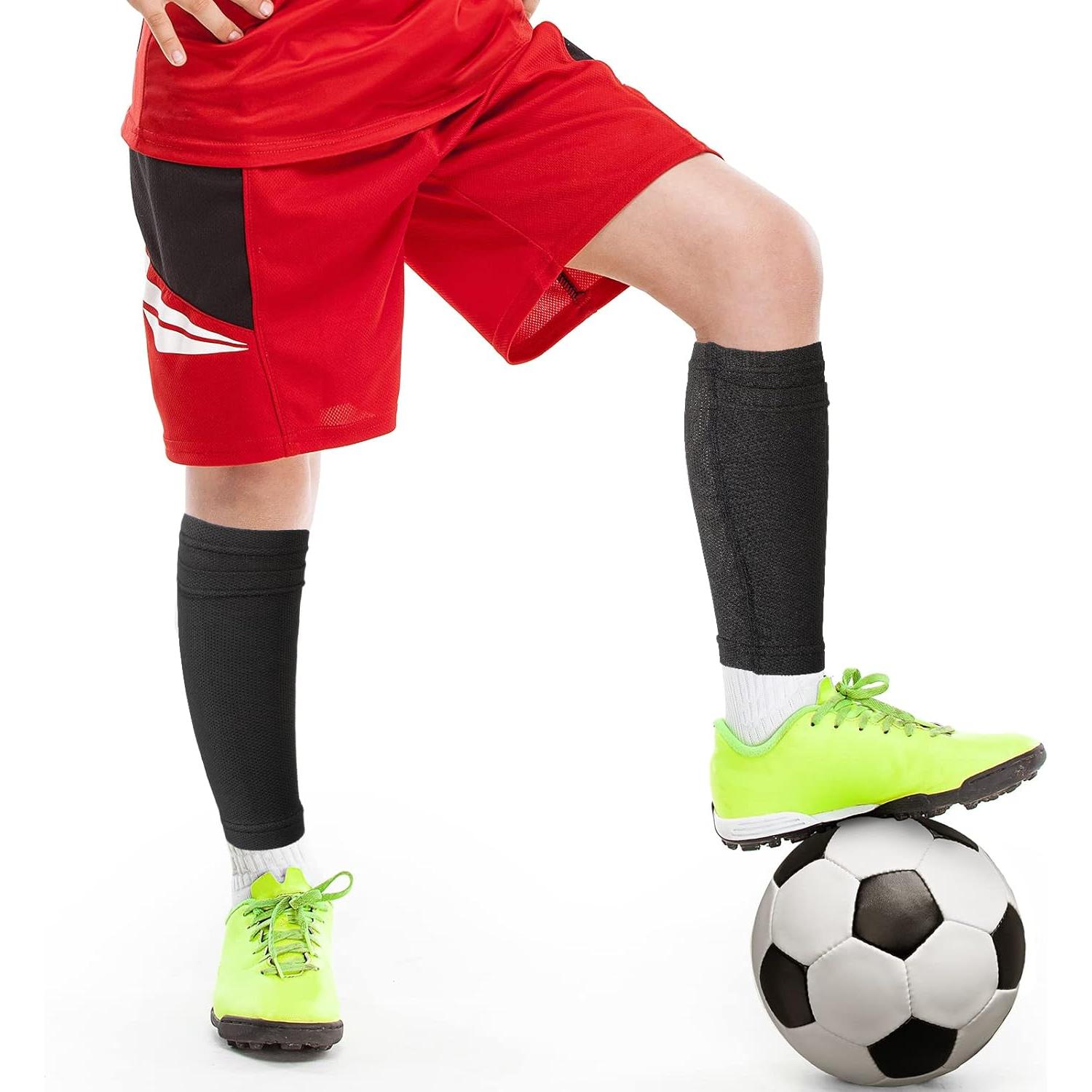 Cubiertas de Espinilleras Skylety para Jóvenes Fútbol 4 Pares