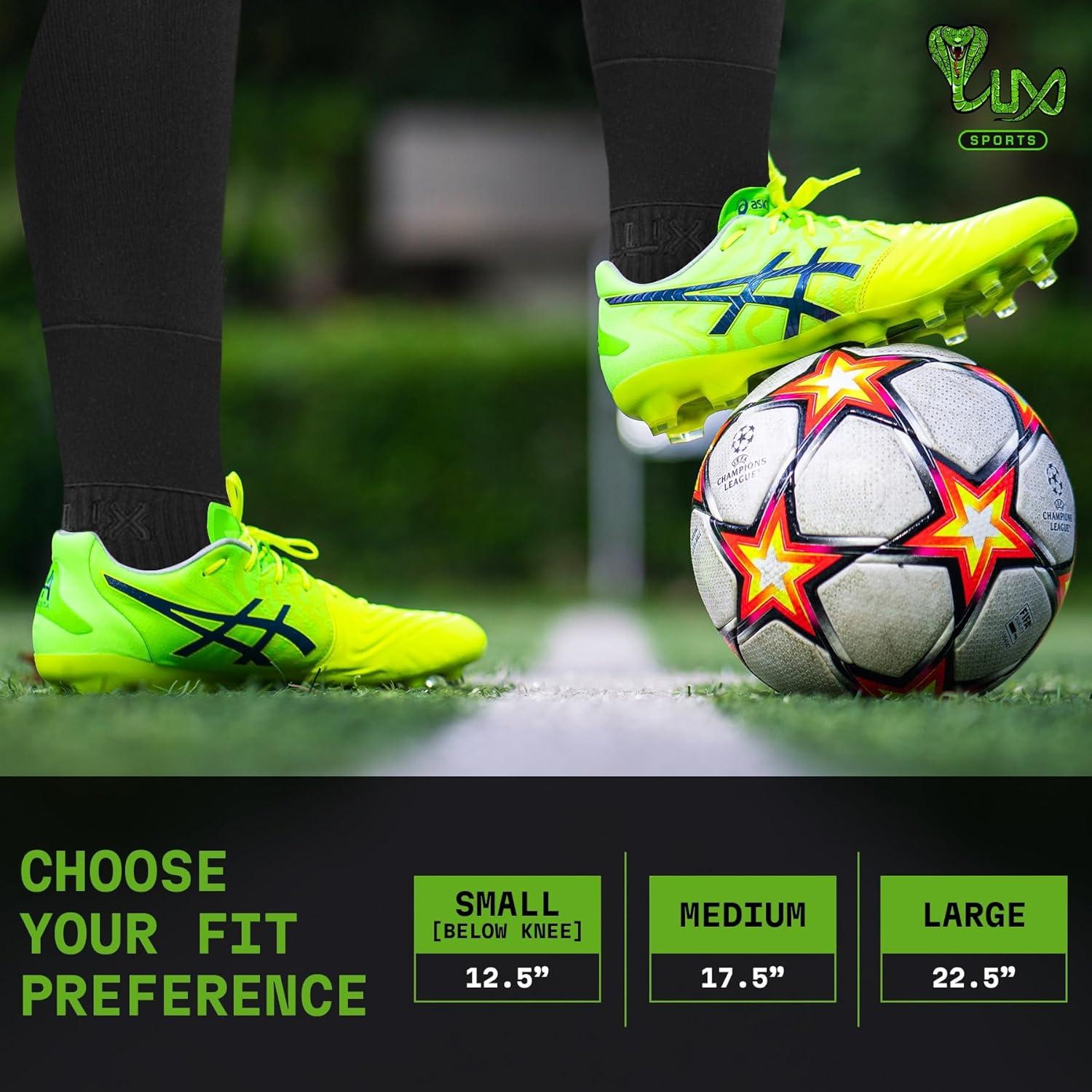 Mangas de Fútbol LUX Sports con Estabilizadores para Hombres y Niños