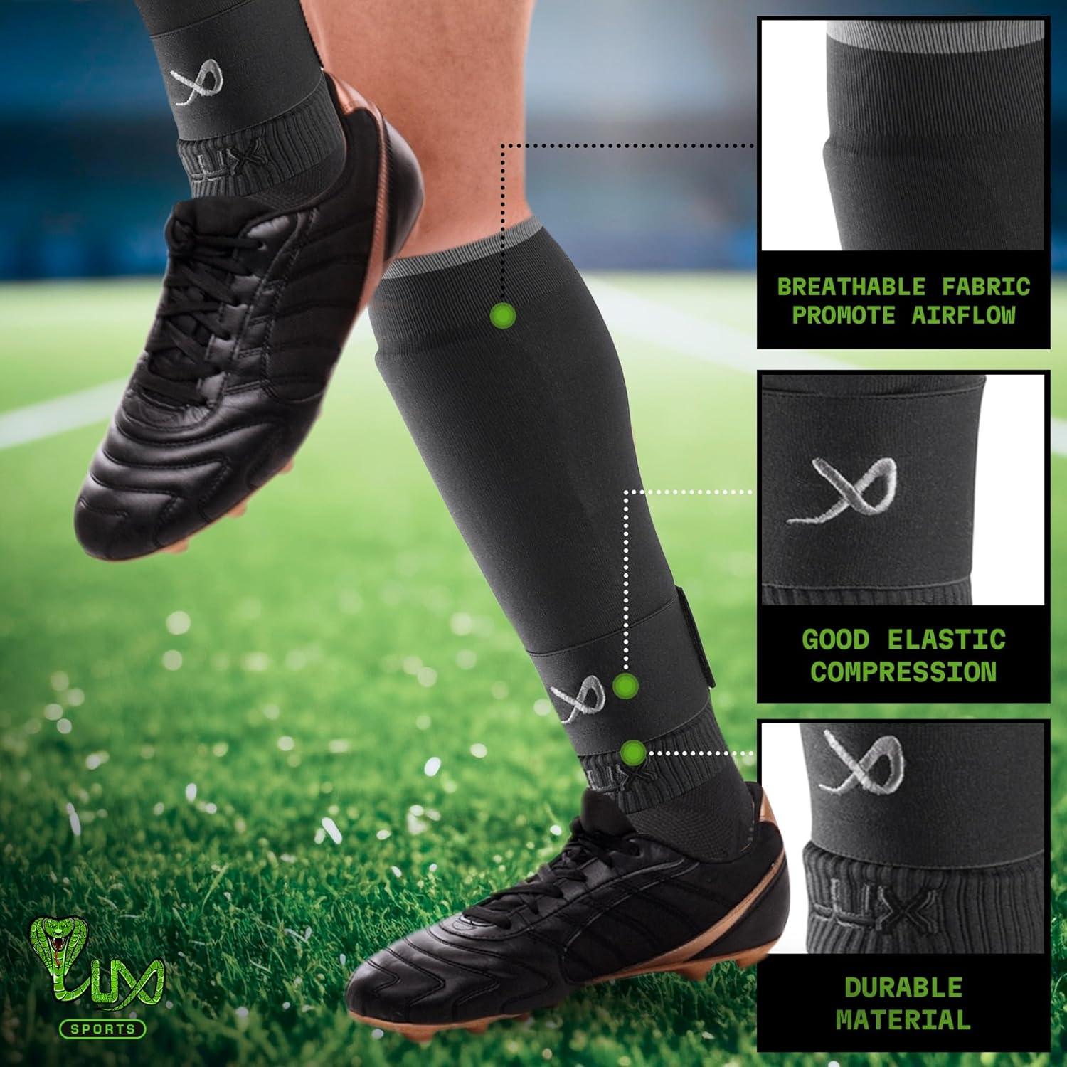 Mangas de Fútbol LUX Sports con Estabilizadores para Hombres y Niños