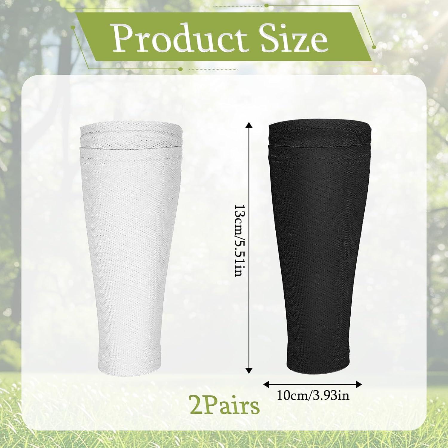 Fundas para Espinilleras de Fútbol FdcLixuvol 2 Pares Transpirables