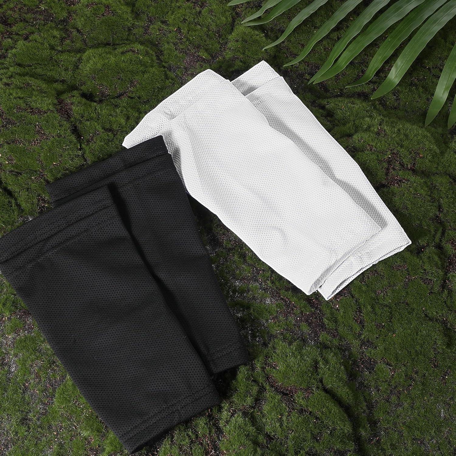 Fundas para Espinilleras de Fútbol FdcLixuvol 2 Pares Transpirables