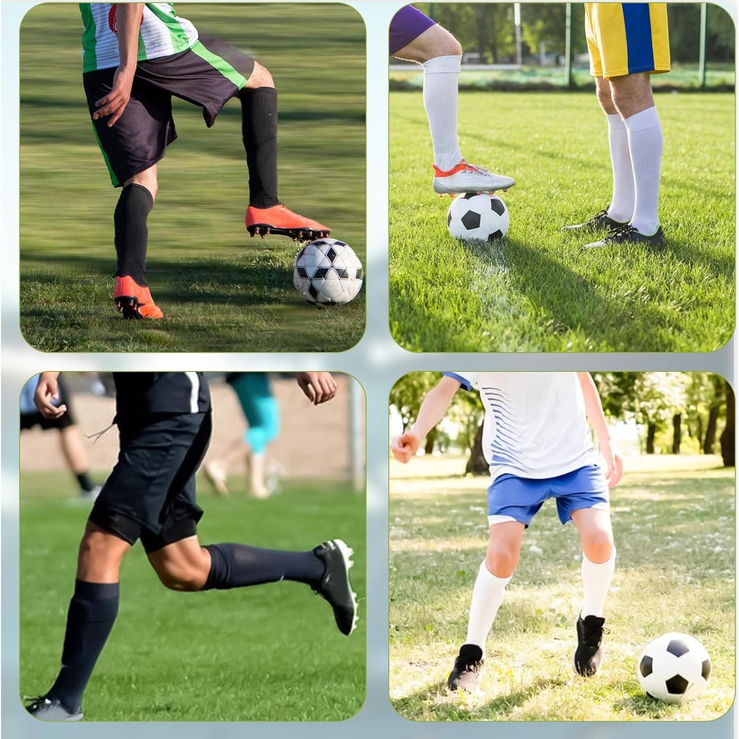 Fundas para Espinilleras de Fútbol FdcLixuvol 2 Pares Transpirables