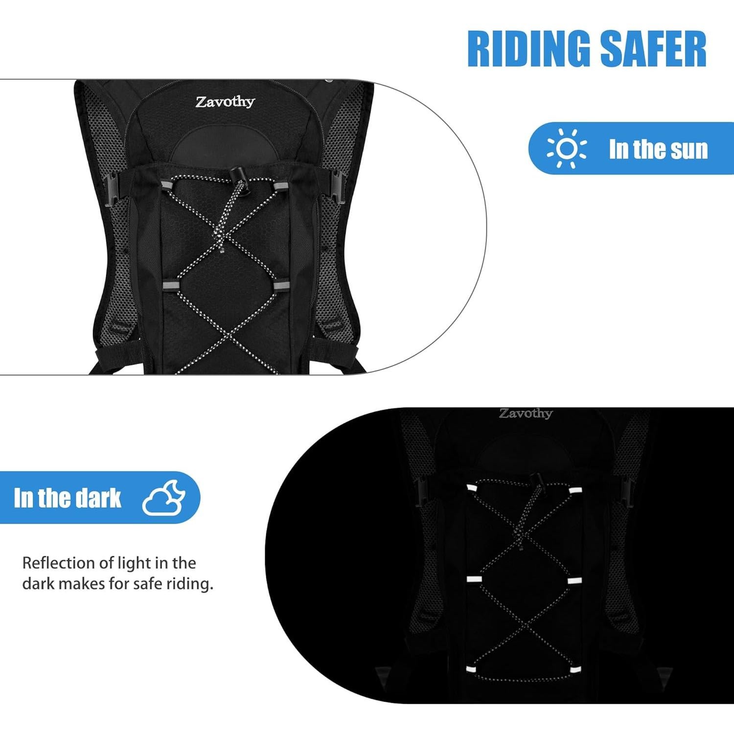 Mochila de Hidratación Zavothy 2L para Correr y Senderismo