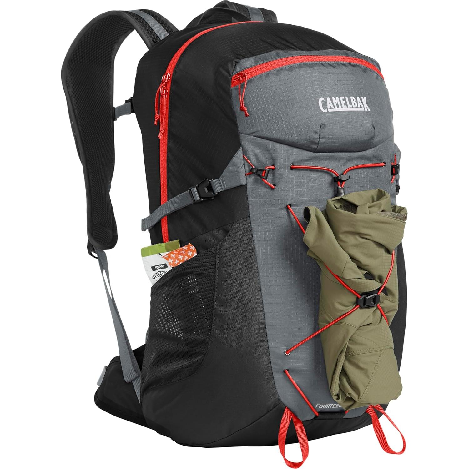 Mochila de Hidratación CamelBak Fourteener 26 3L Grafito/Rojo