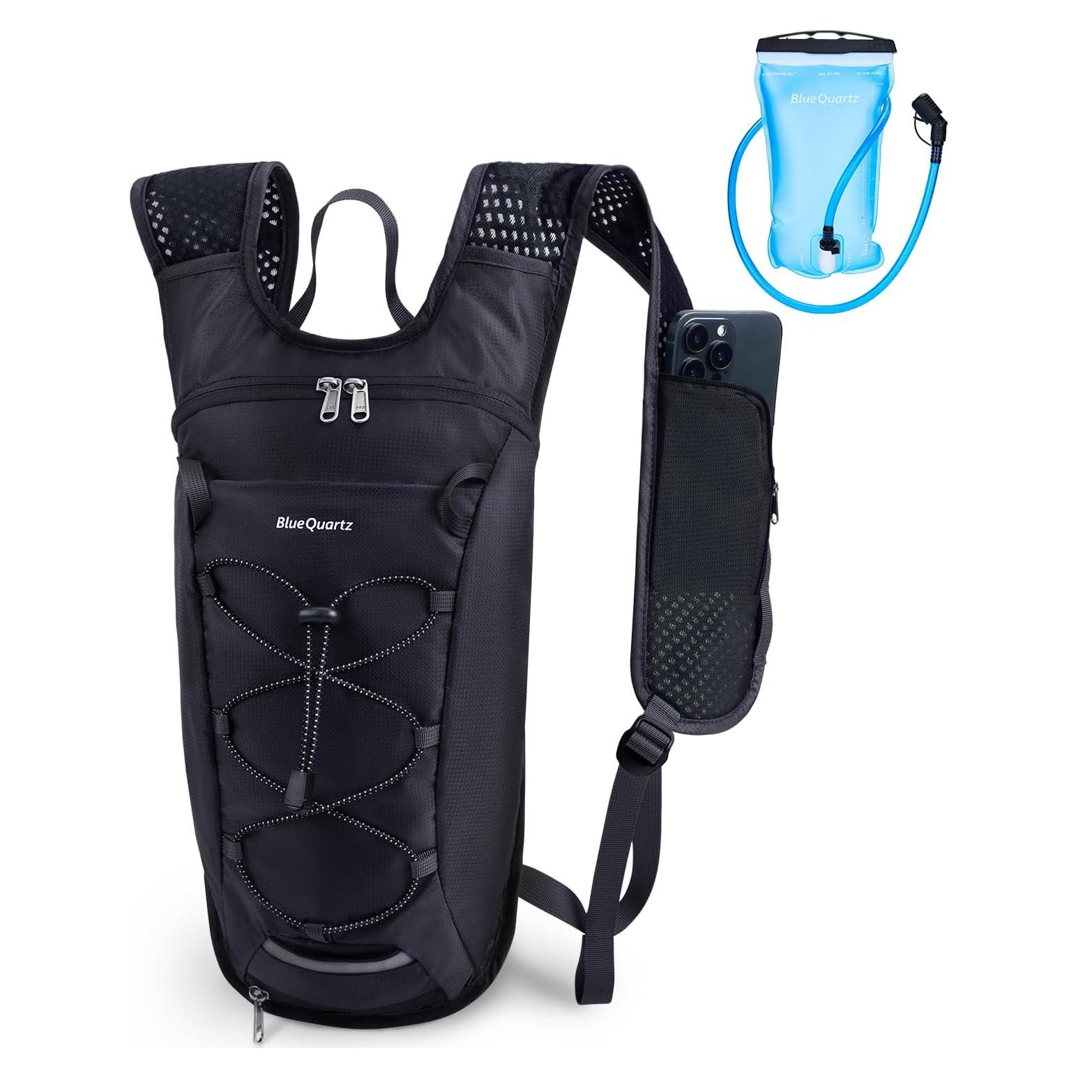 Mochila de Hidratación Azul Cuarzo 2L Unisex para Senderismo