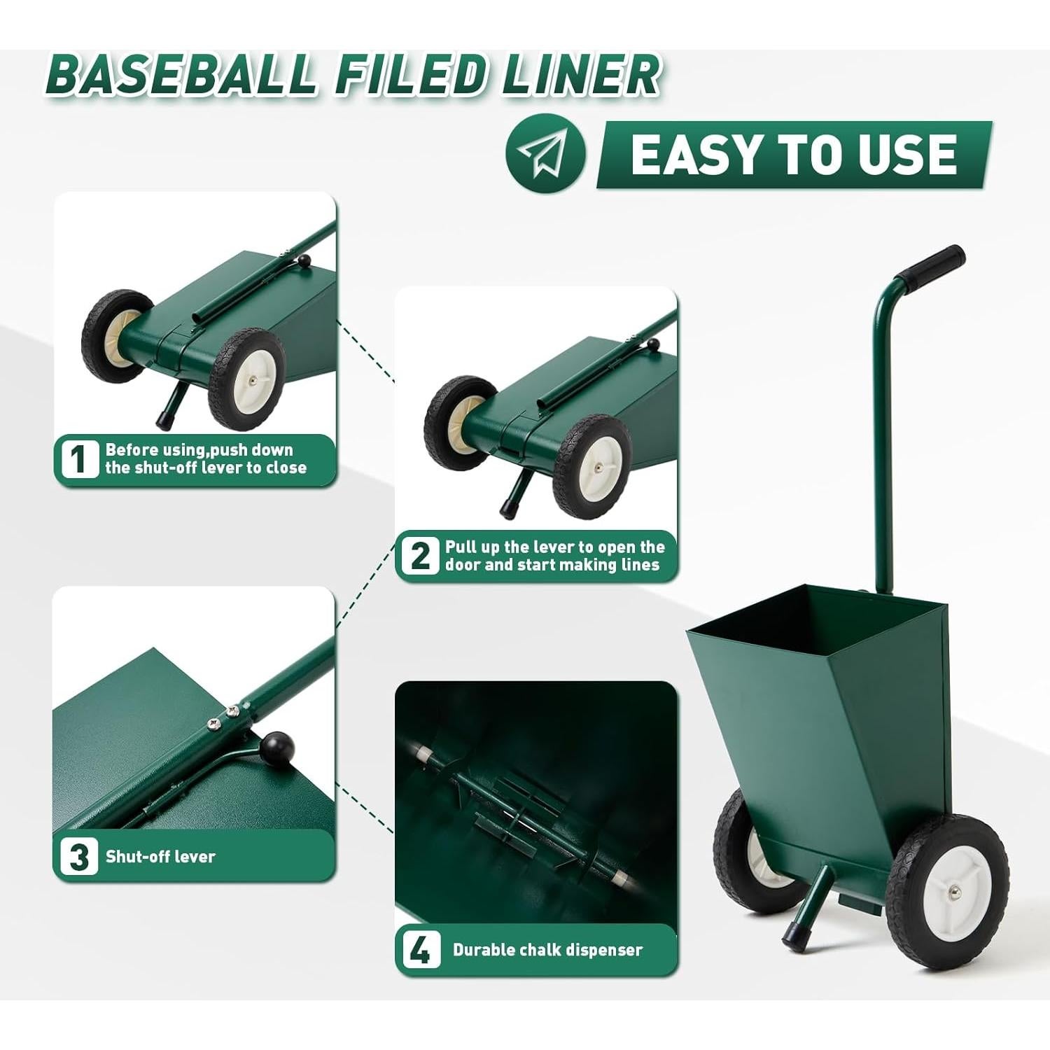 Marcador de Línea Seco Lbraxyi DLM25LBS 11.34 kg Verde